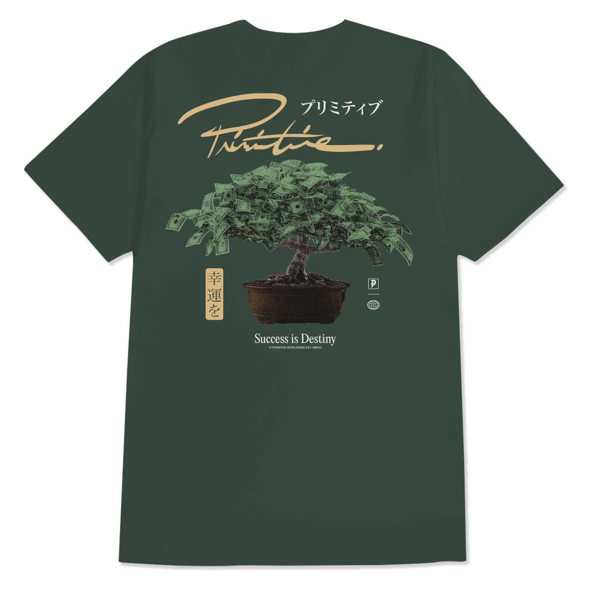 Primitive Money Tree Tee Green