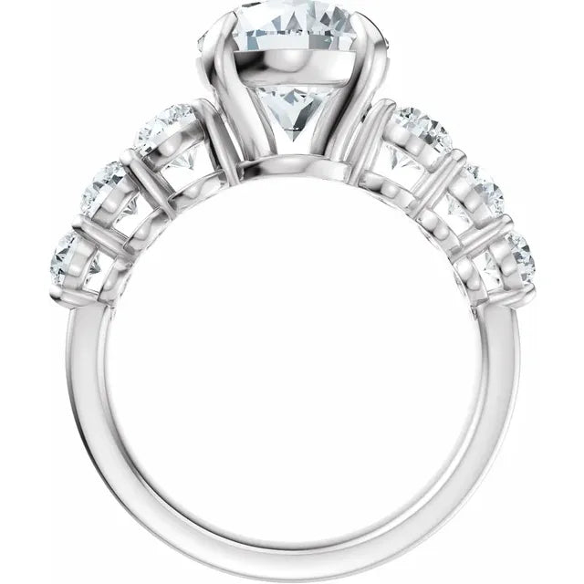1 ¾ctw Oval Cut Luxury Engagement Ring