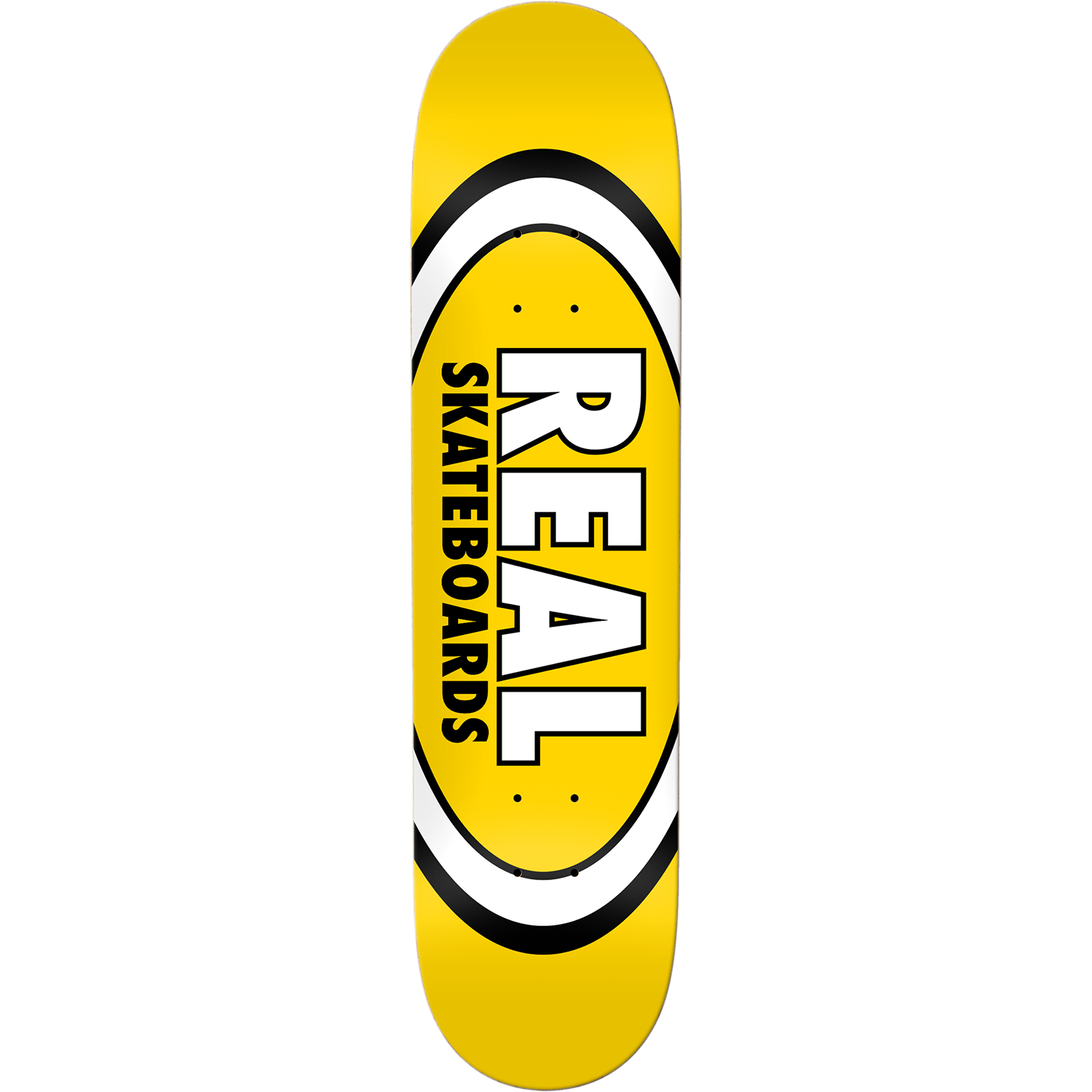 Real Classic Oval Skateboard Deck - 8.06″ Yellow