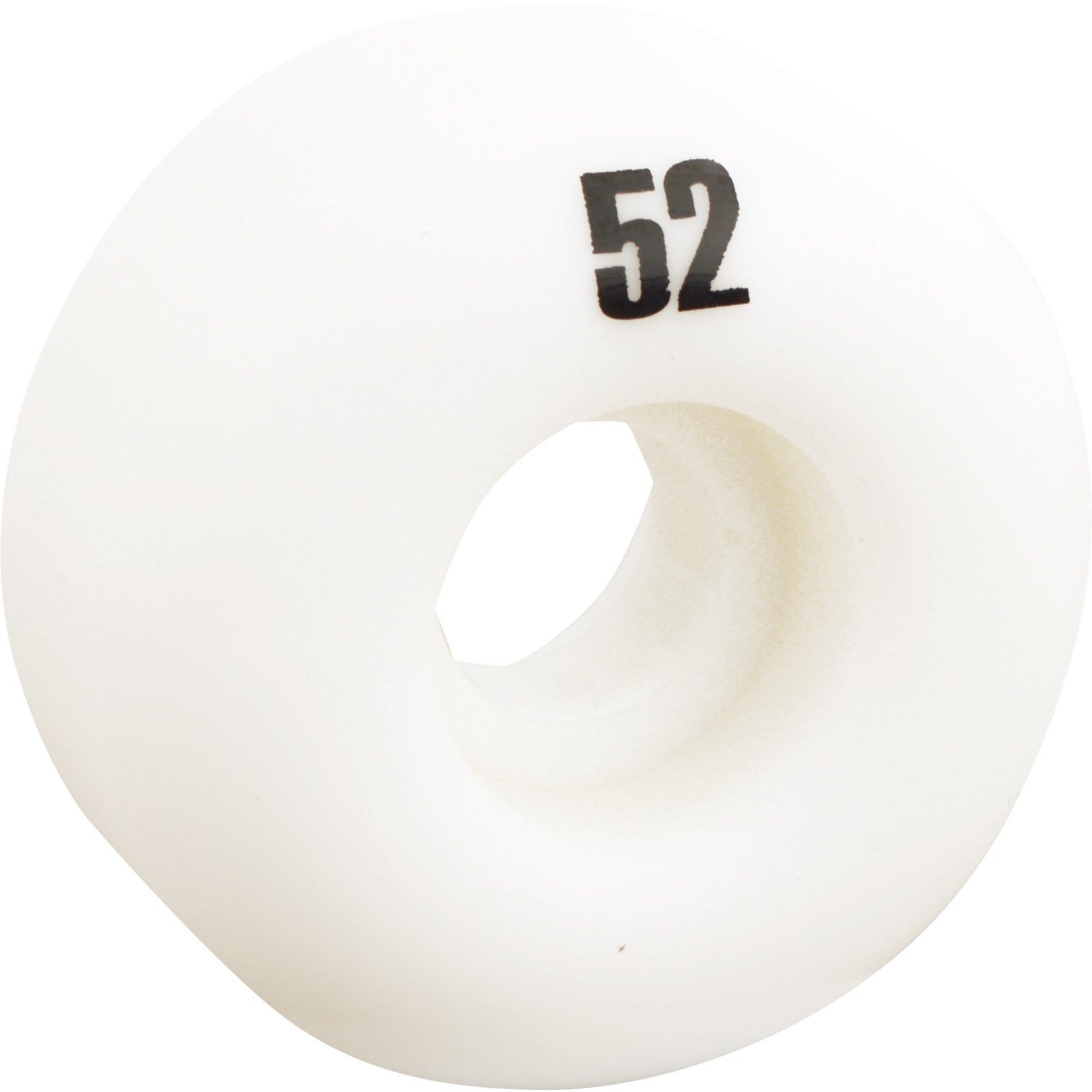 Essentials Skateboard Wheels 52mm 99a - White (Set of 4)