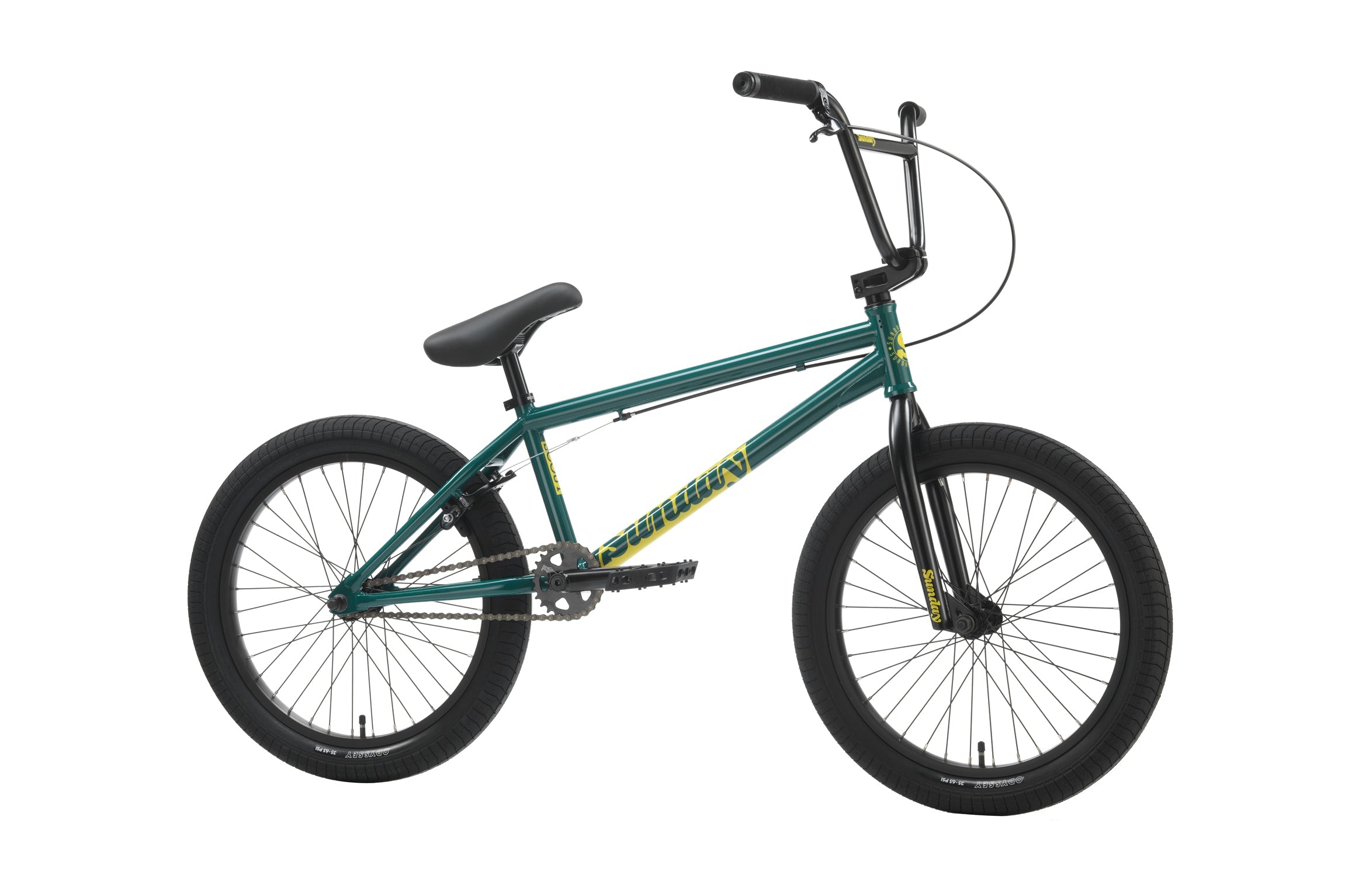 Sunday 2025 Scout 20.75″ Complete BMX Bike - Gloss Pine Green