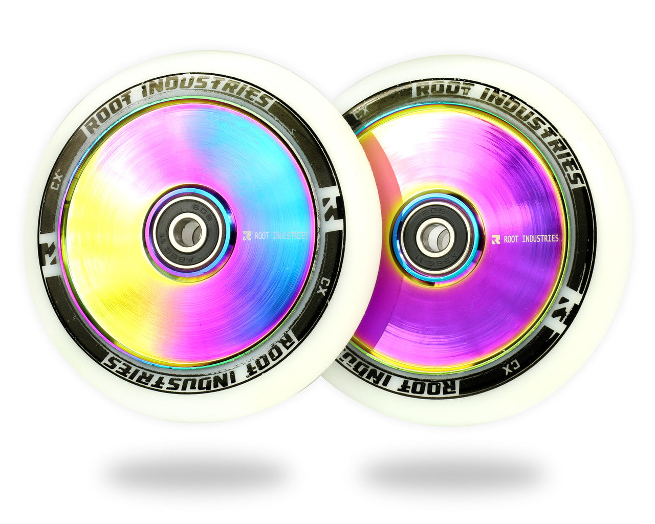 Root Industries AIR Wheels 110mm - White/Rocket Fuel (Pair)
