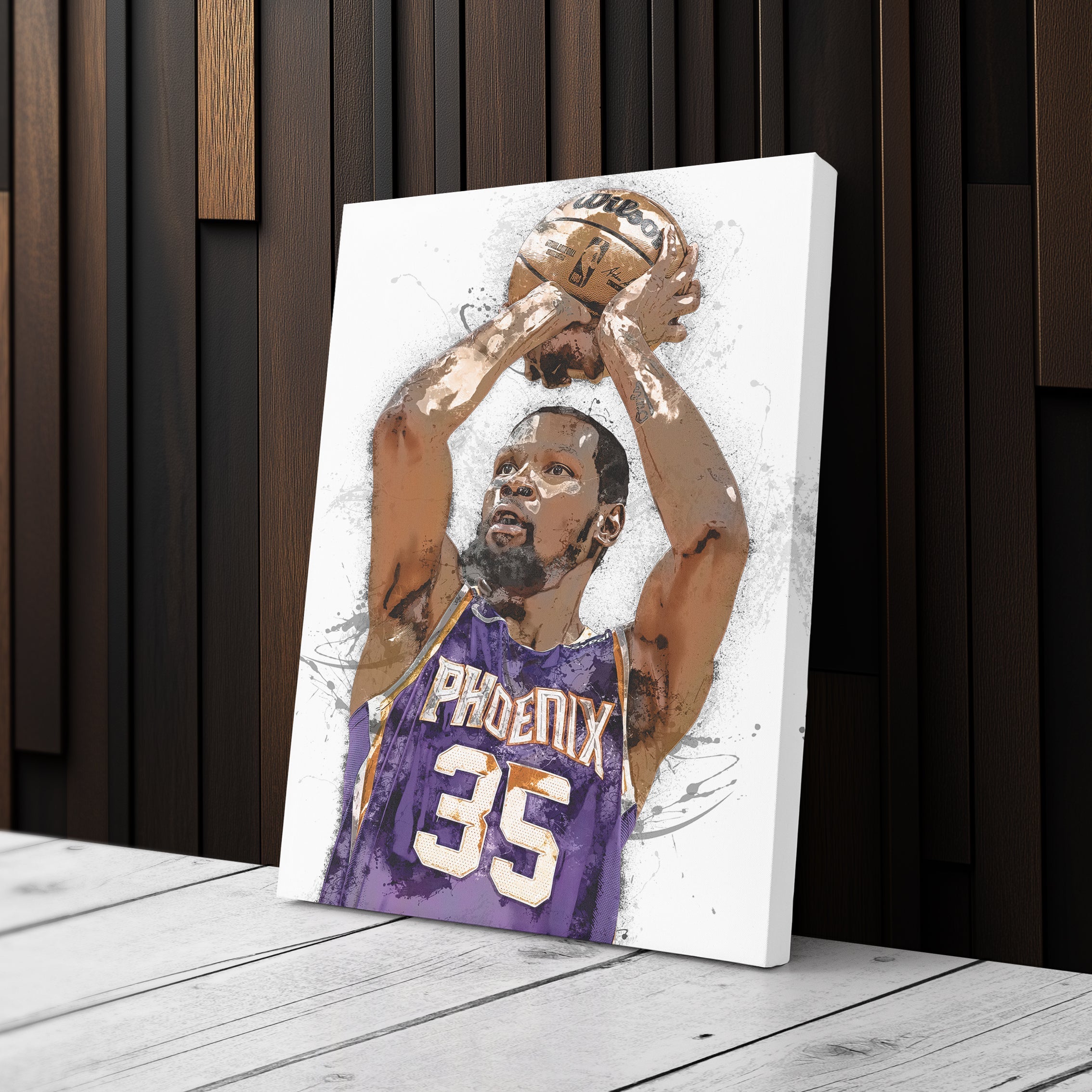 Kevin Durant Canvas Art – Phoenix Suns Wall Decor