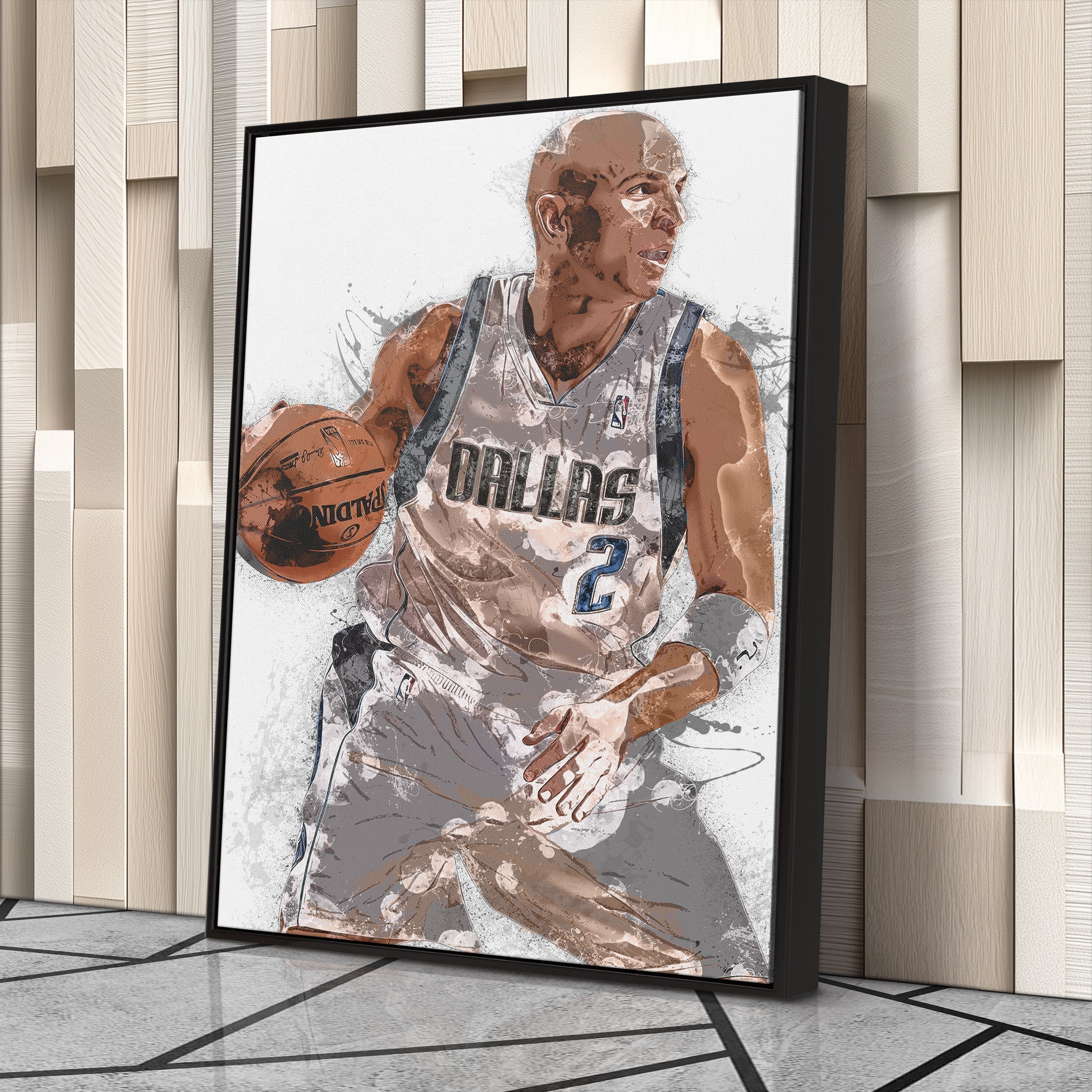 Jason Kidd Canvas Art – Dallas Mavericks Wall Decor