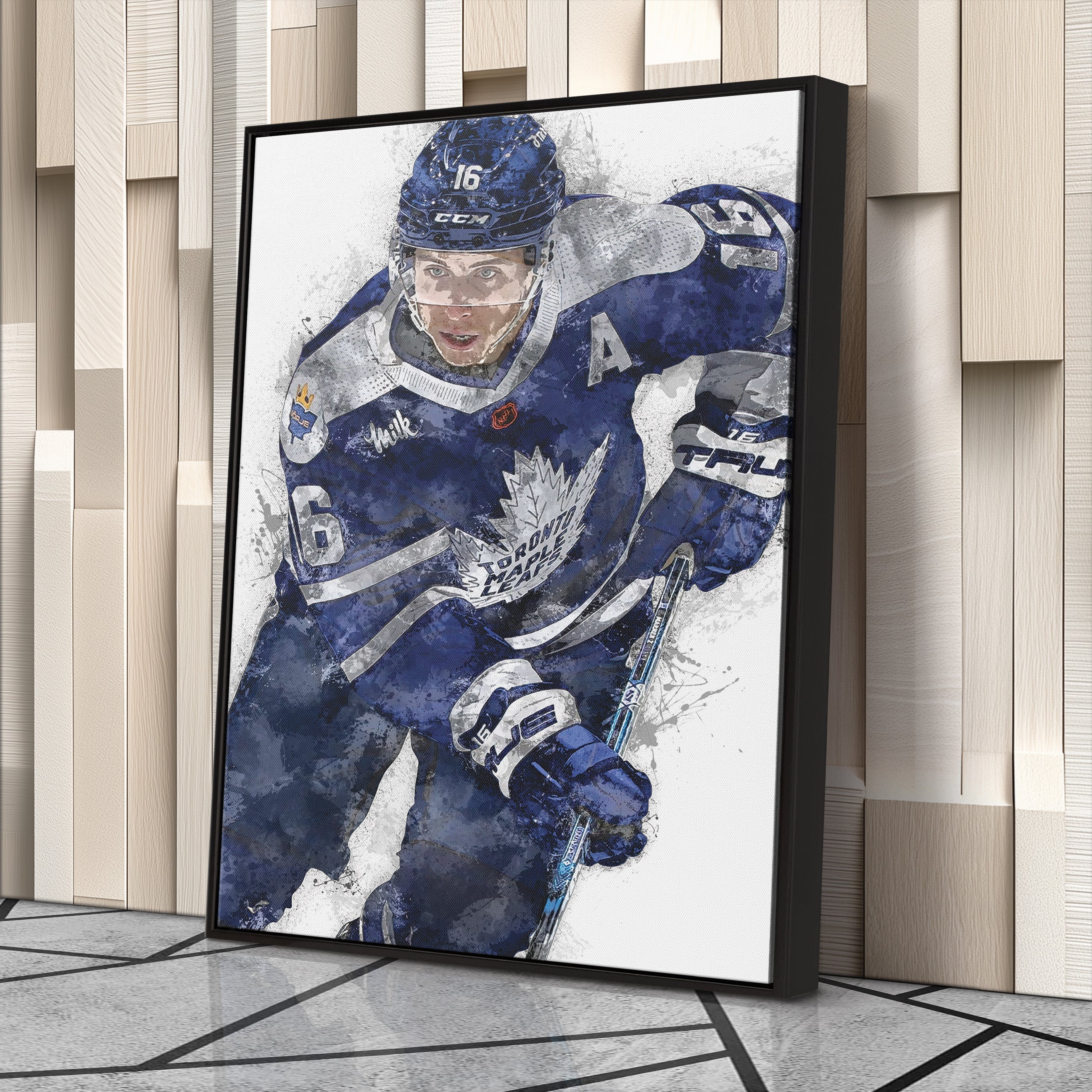 Mitch Marner Canvas Art – Toronto Maple Leafs Wall Decor