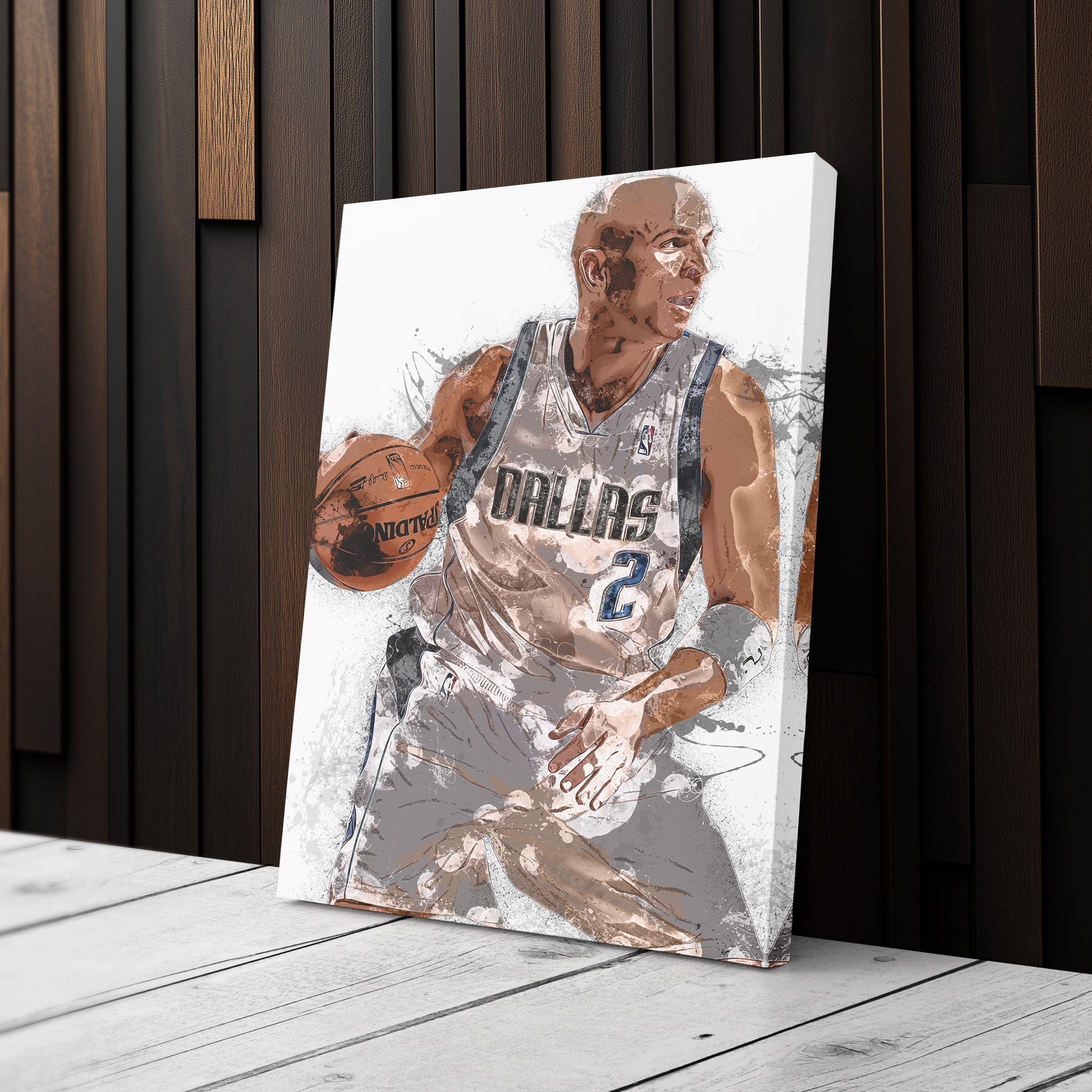 Jason Kidd Canvas Art – Dallas Mavericks Wall Decor