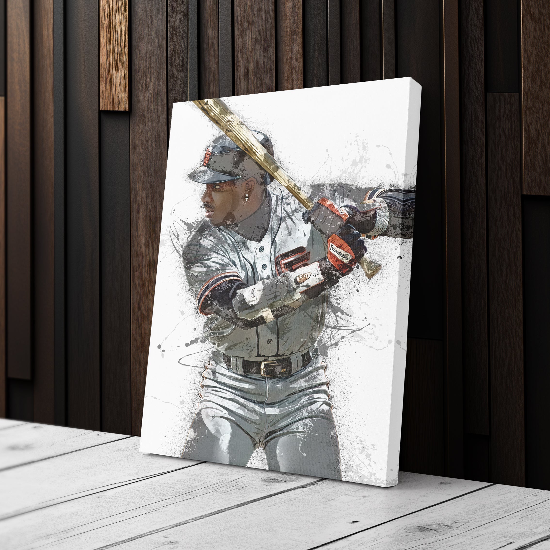 Barry Bonds Canvas Art – San Francisco Giants Wall Decor