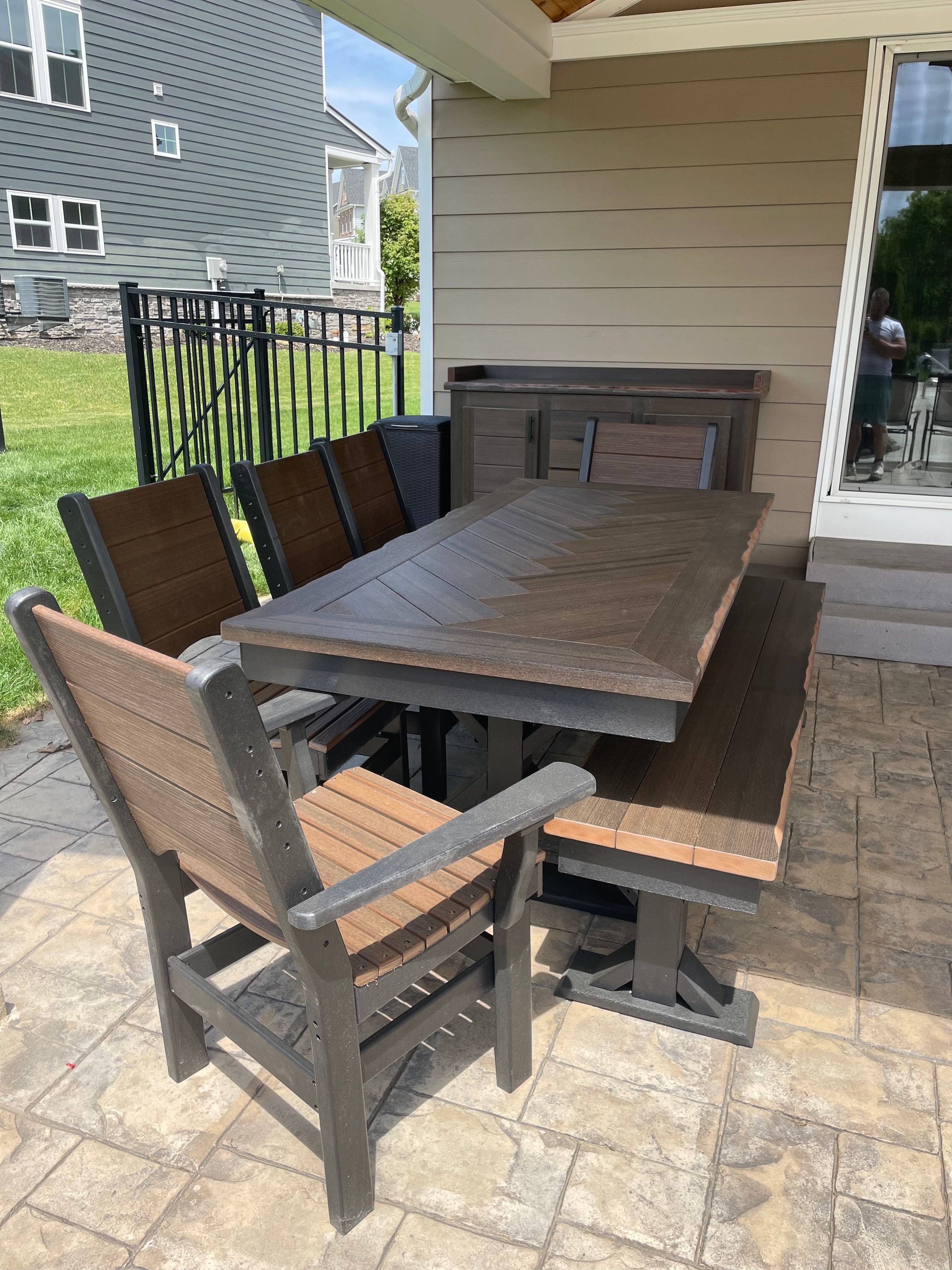 Outdoor Canyon Dining Chair - HDPE - All-Weather