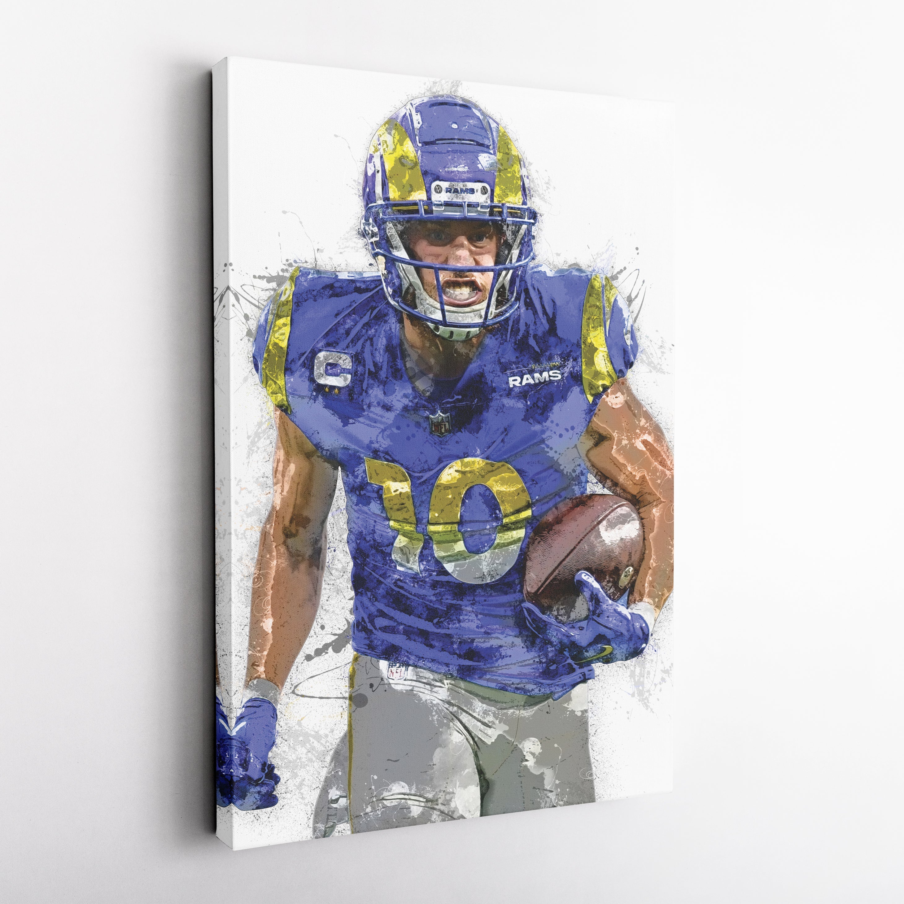 Cooper Kupp Canvas Art – Los Angeles Rams Wall Decor