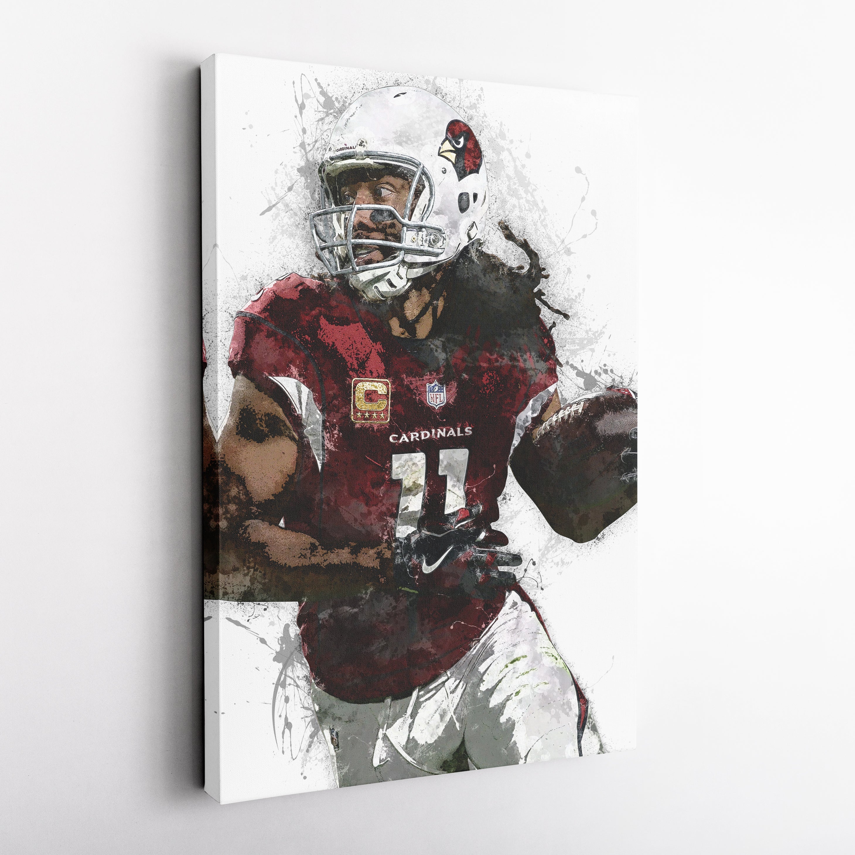 Larry Fitzgerald Canvas Art – Arizona Cardinals Wall Decor