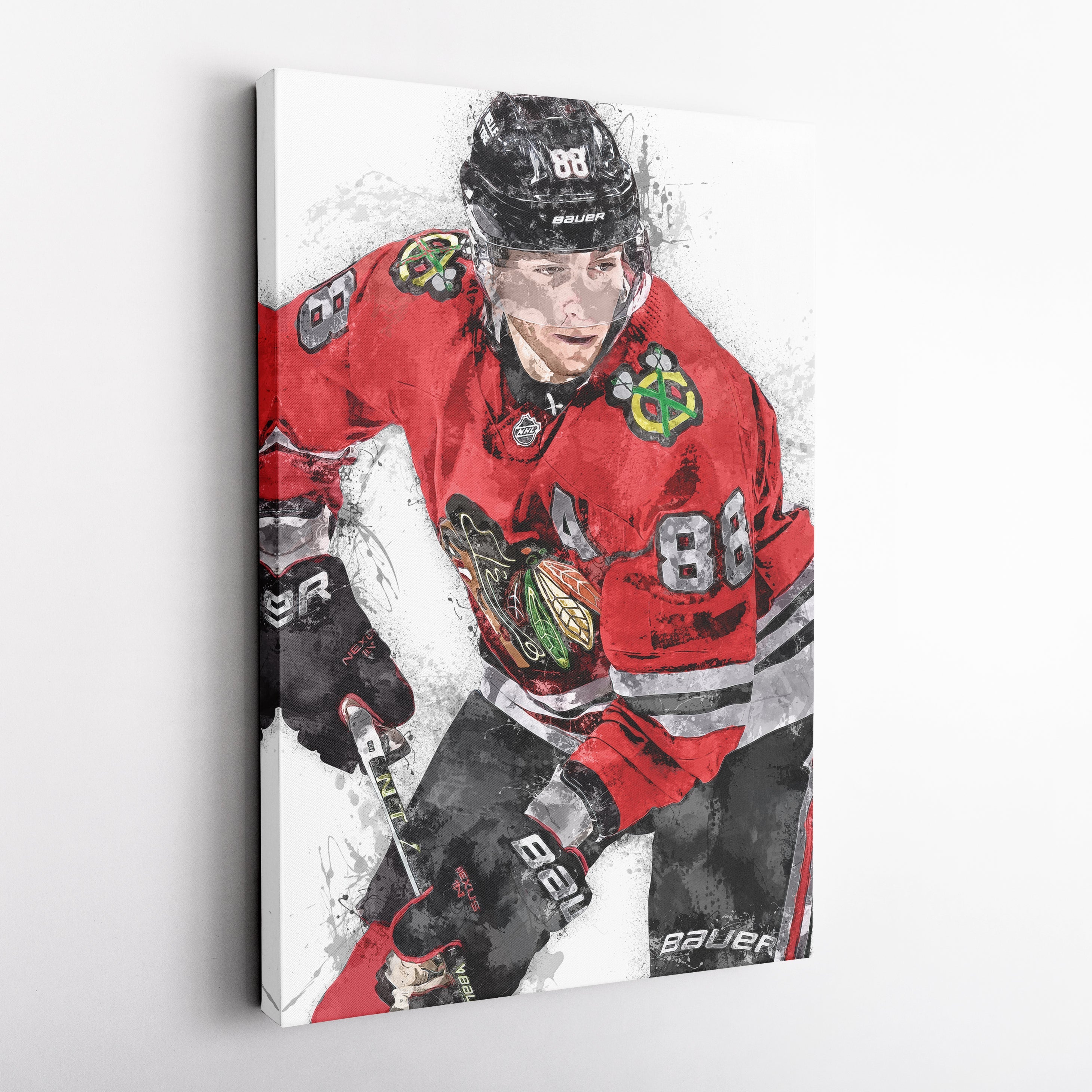 Patrick Kane Canvas Art – Chicago Blackhawks Wall Decor