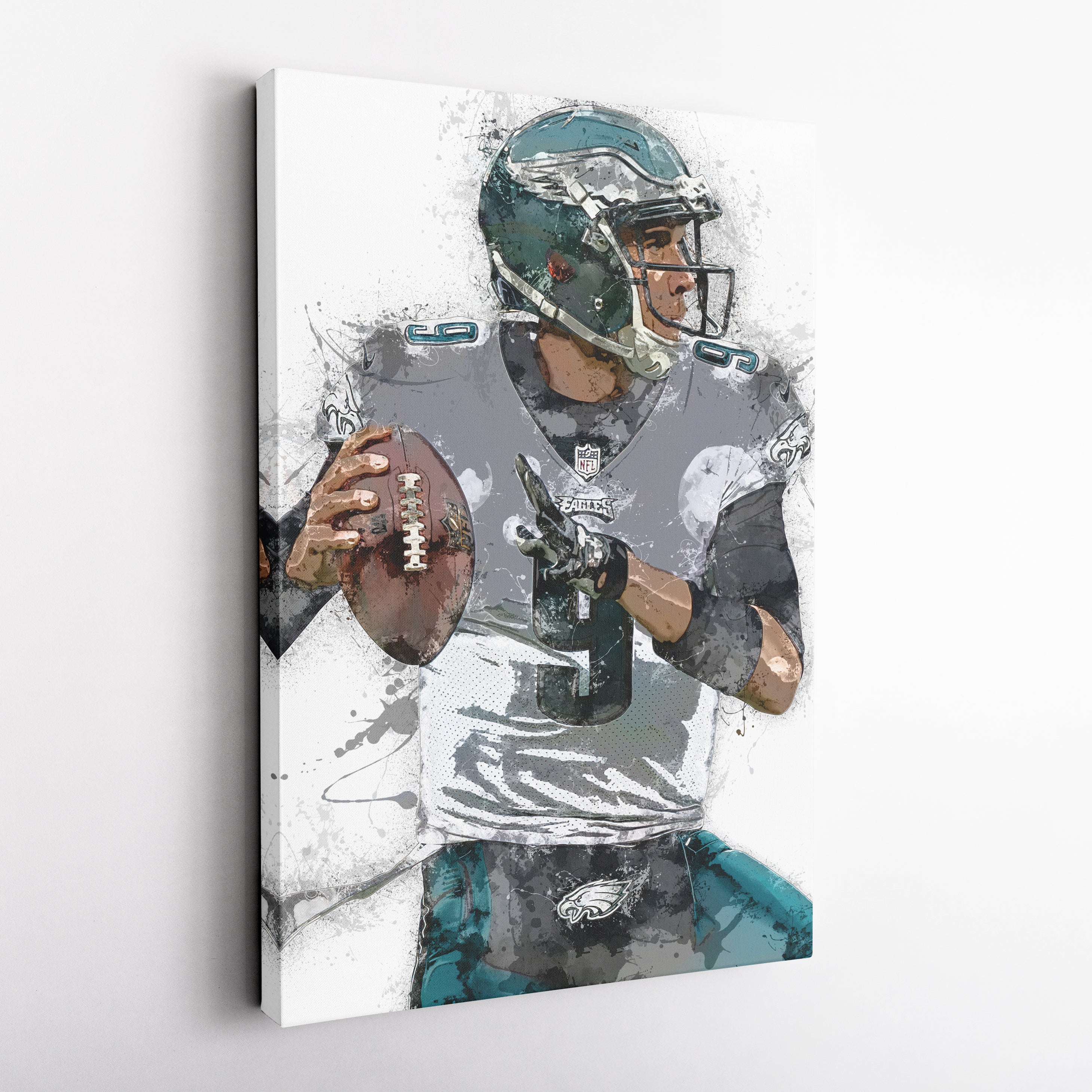 Nick Foles Canvas Art – Philadelphia Eagles Wall Decor