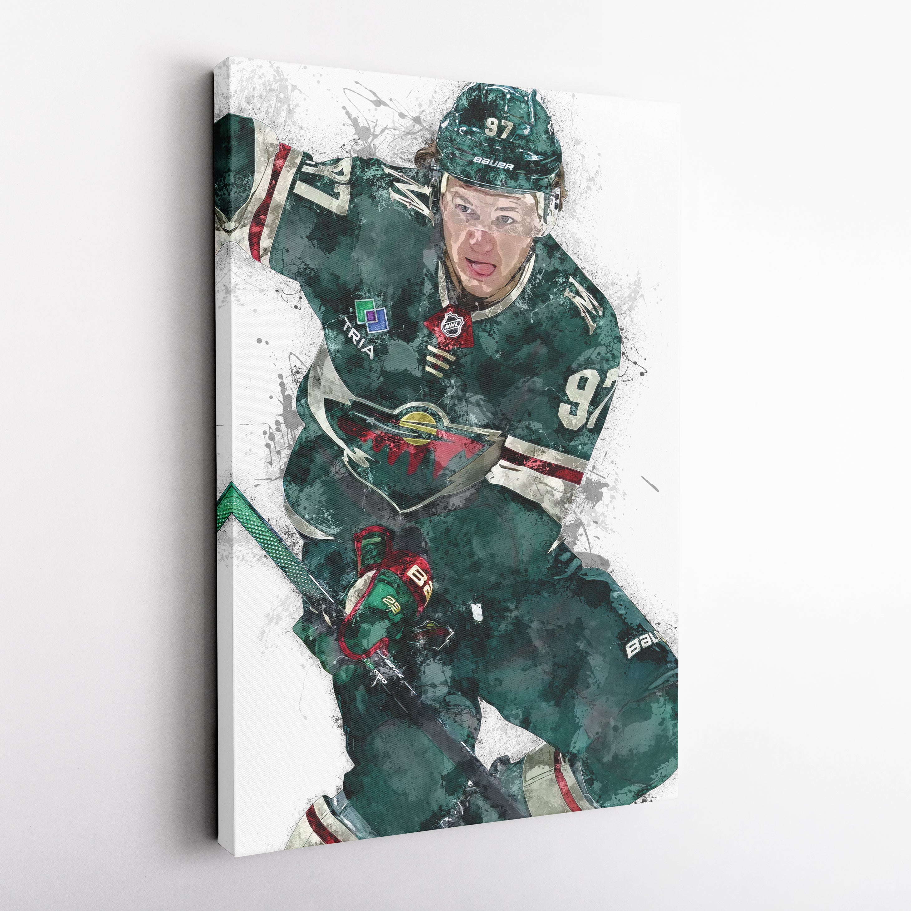 Kirill Kaprizov Canvas Art – Minnesota Wild Wall Decor