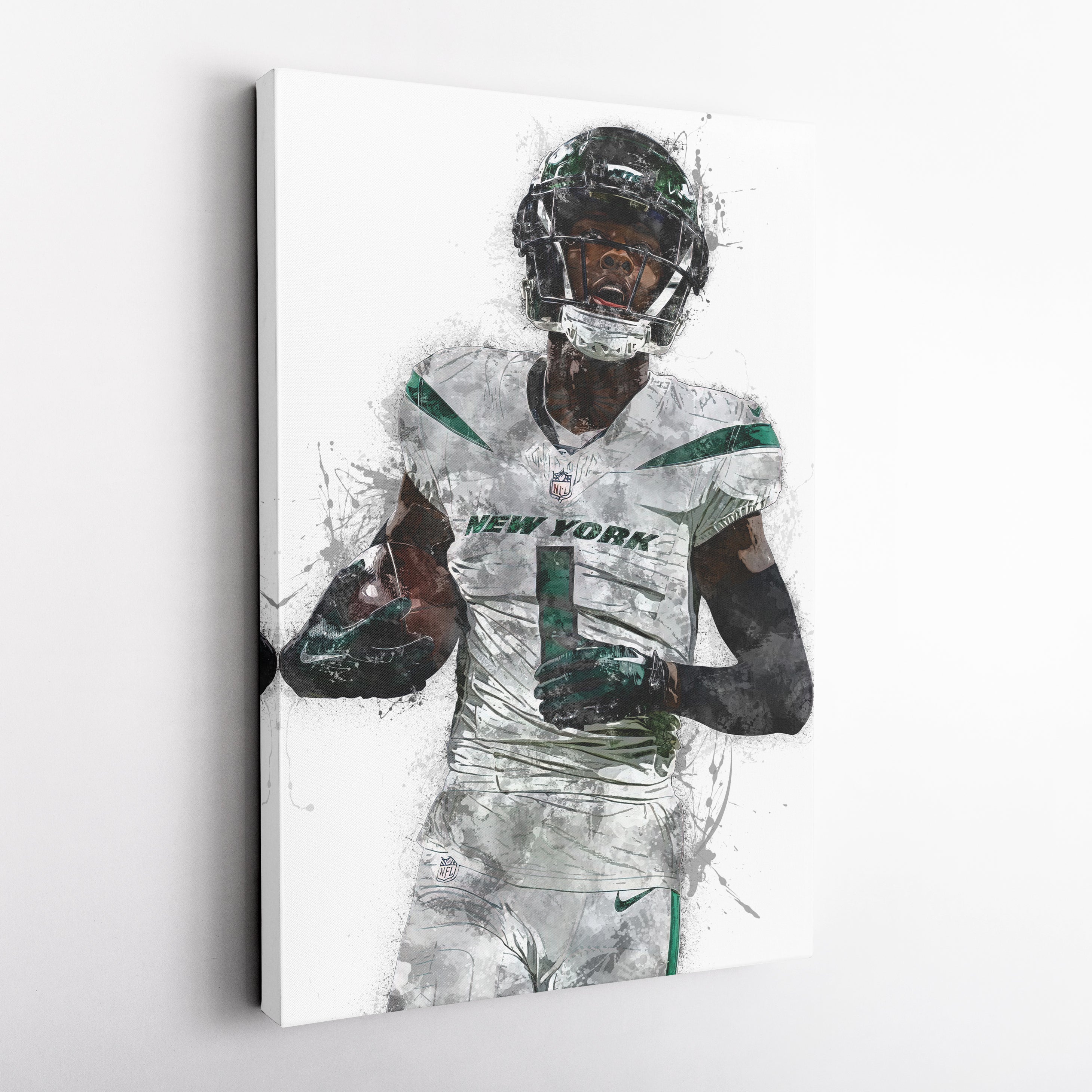 Sauce Gardner Canvas Art – New York Jets Wall Decor