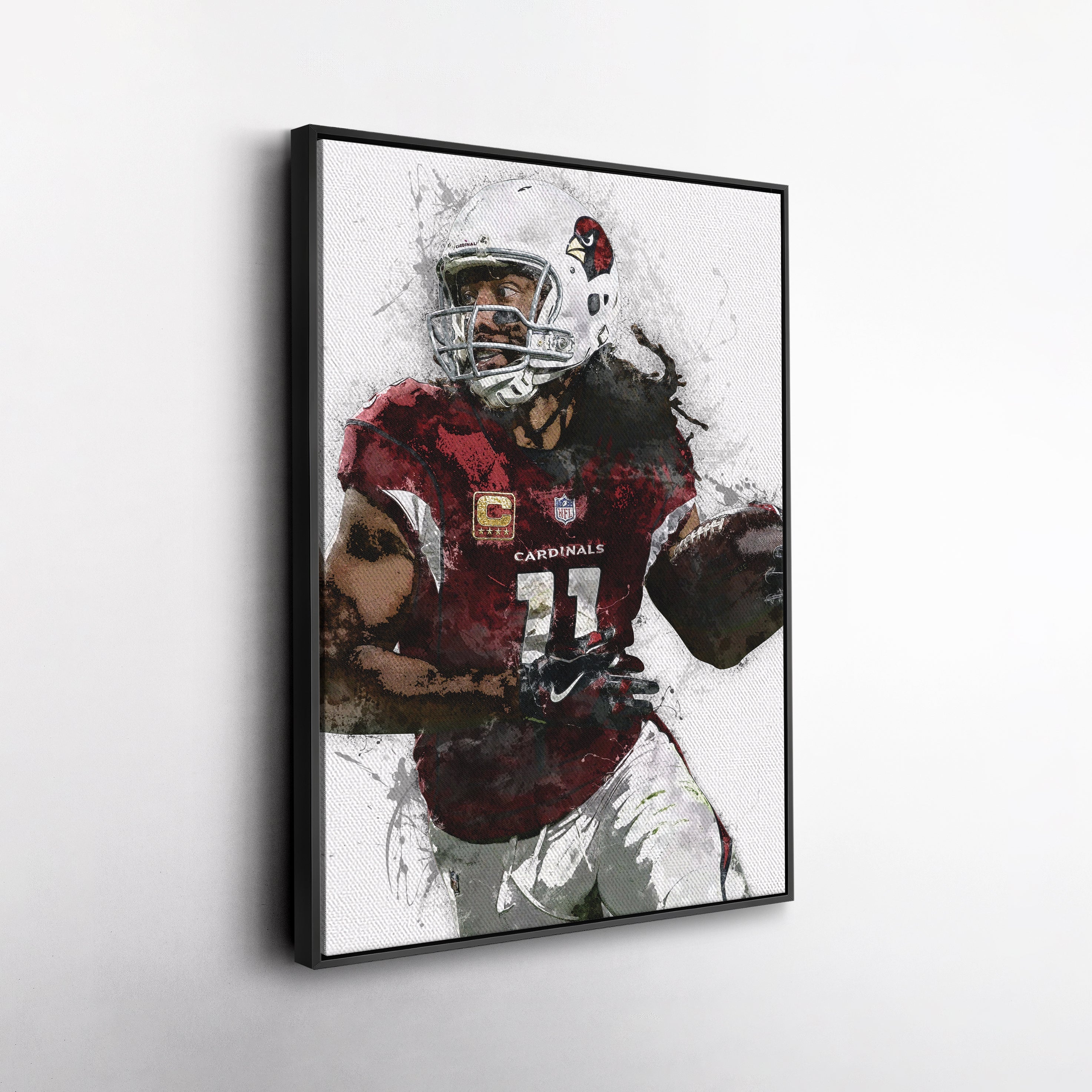 Larry Fitzgerald Canvas Art – Arizona Cardinals Wall Decor