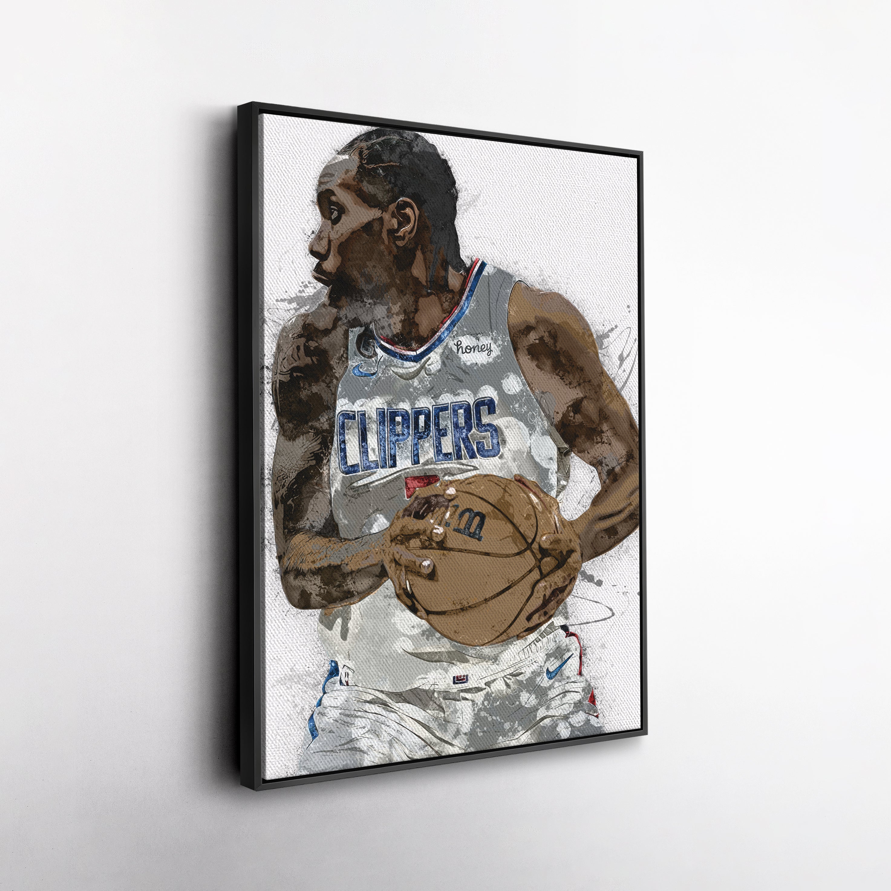 Kawhi Leonard Canvas Art – Los Angeles Clippers Wall Decor