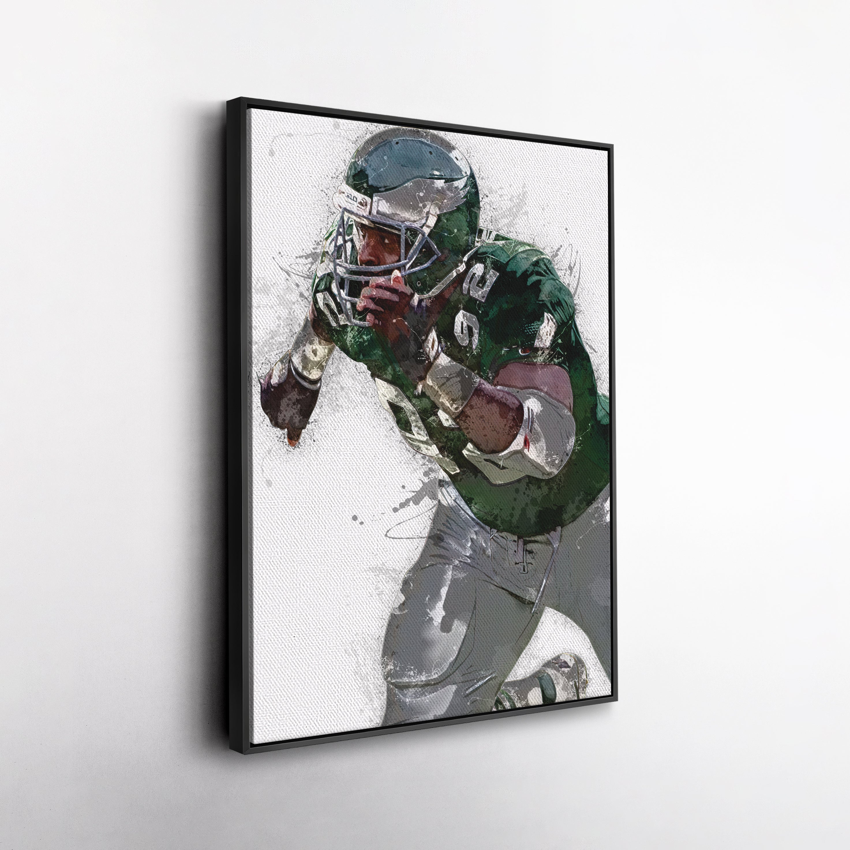 Reggie White Canvas Art – Philadelphia Eagles Wall Decor