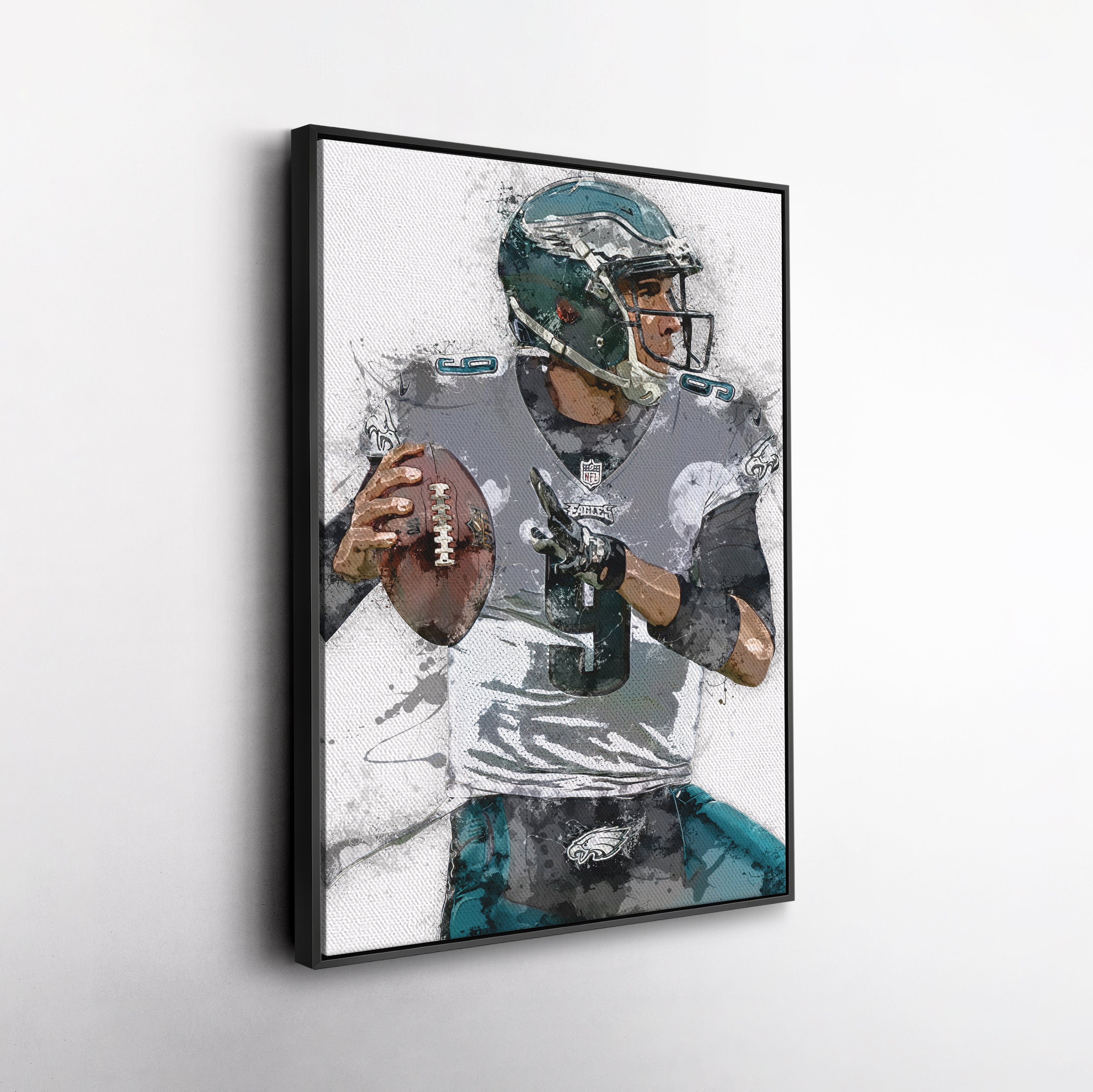 Nick Foles Canvas Art – Philadelphia Eagles Wall Decor