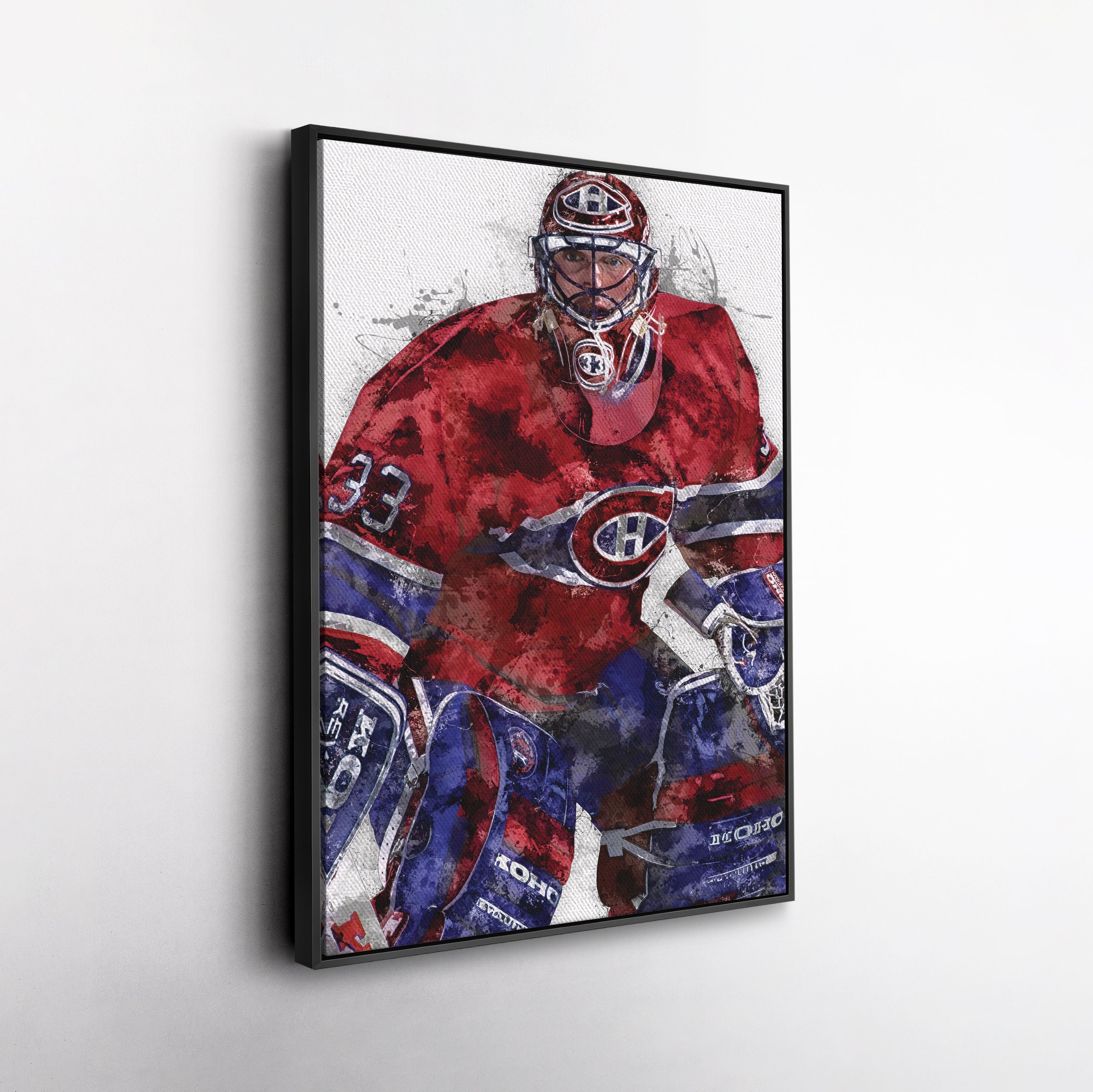 Patrick Roy Canvas Art – Montreal Canadiens Wall Decor