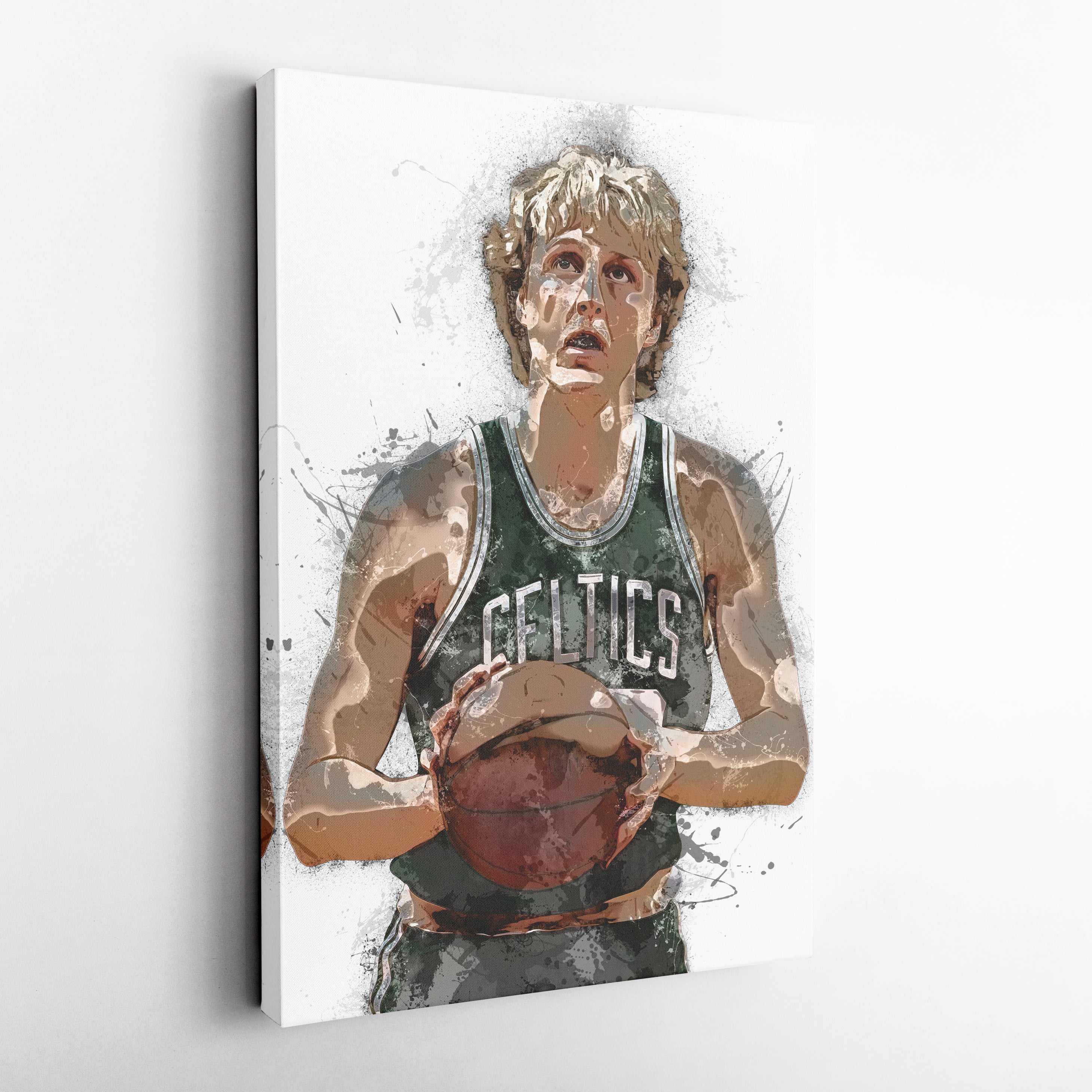 Larry Bird Canvas Art – Boston Celtics Wall Decor