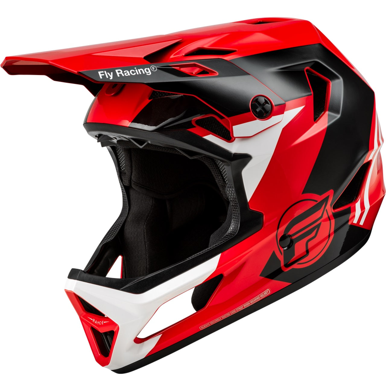 Fly Racing Rayce (2024) Full Face Helmet - Red/Black/White
