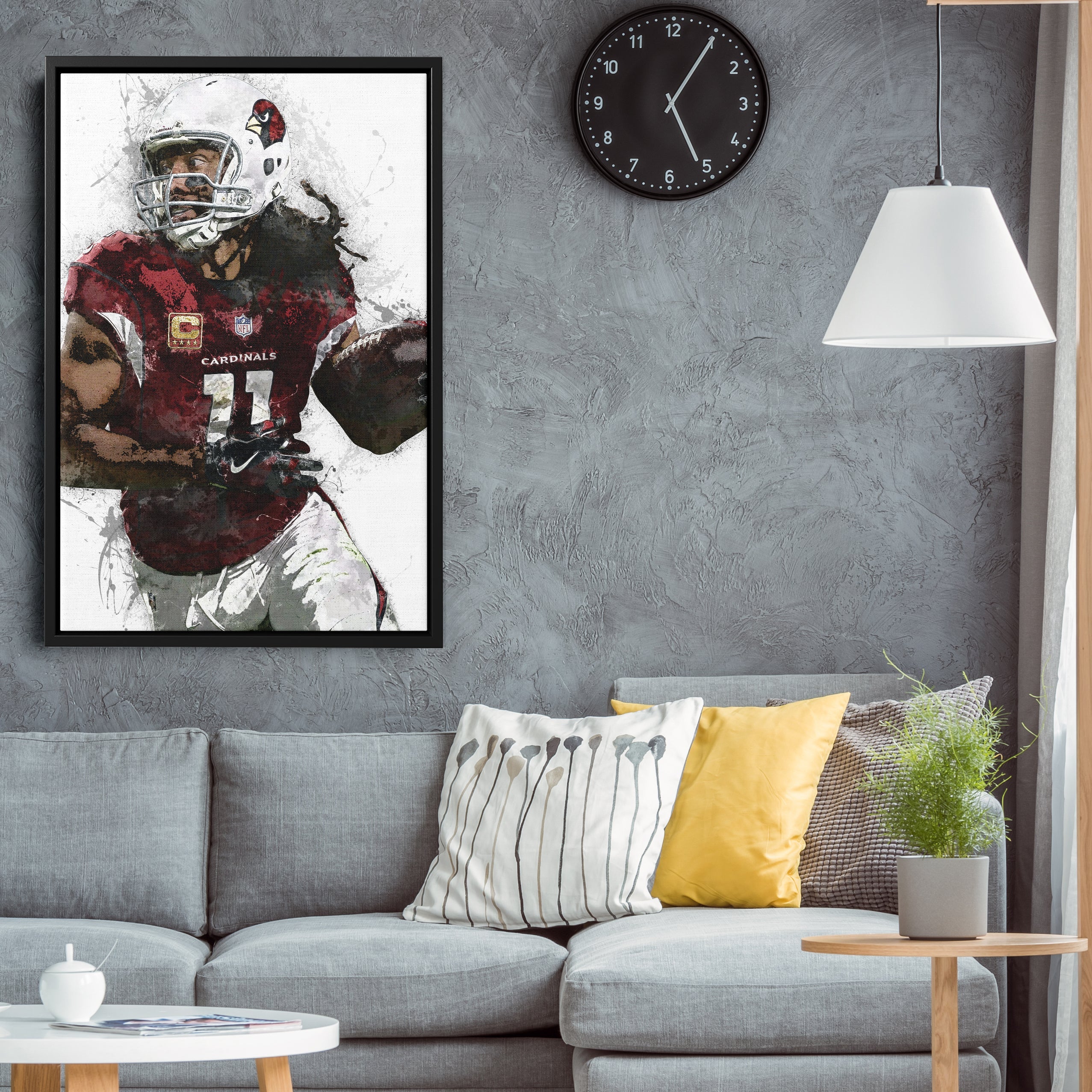 Larry Fitzgerald Canvas Art – Arizona Cardinals Wall Decor