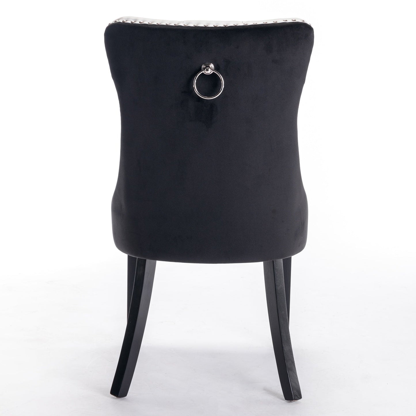 LuneluX_Home – Royal Banquet Chairs (Tufted Velvet, 2 pcs)