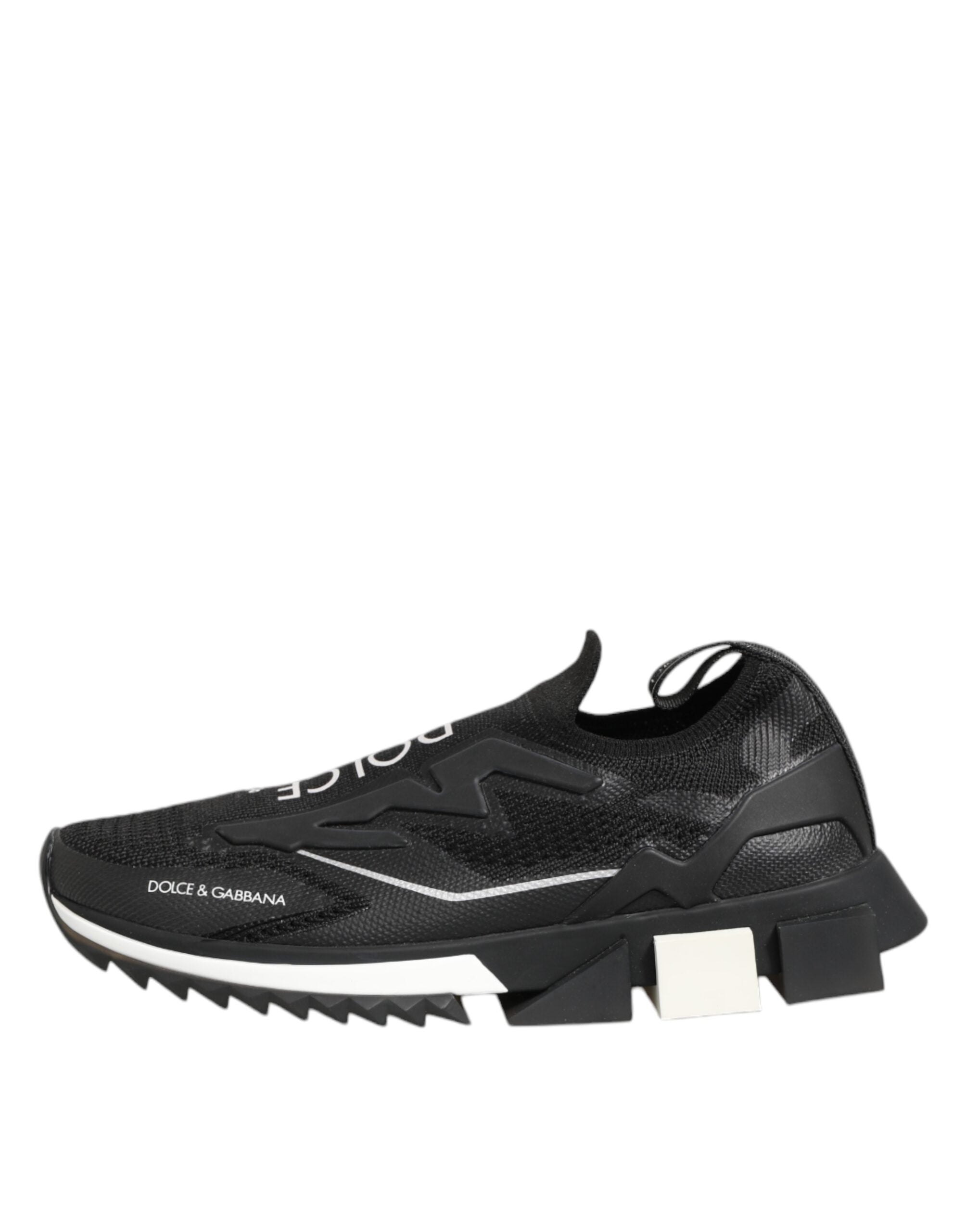 Dolce & Gabbana Black SORRENTO Sport Stretch Sneakers Shoes