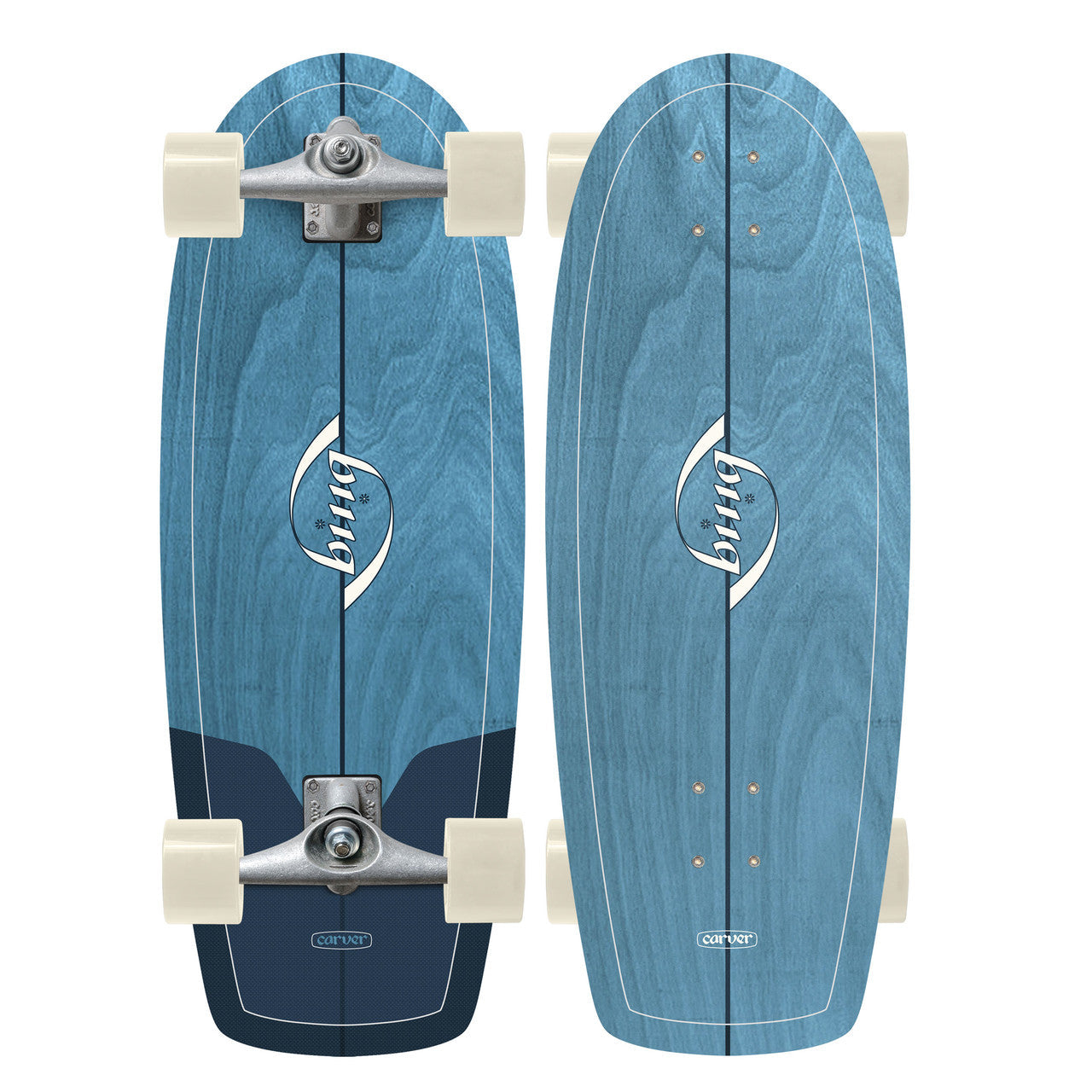 Carver x Bing Puck Surfskate Deck Only (V5) - 27.5"