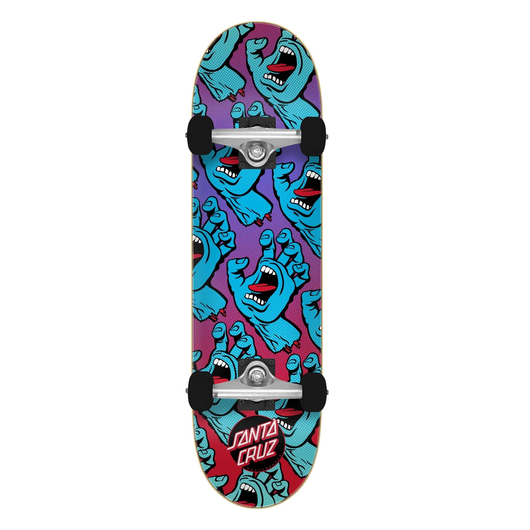 Santa Cruz Micro Gradient Hands Complete Skateboard - 7.5″