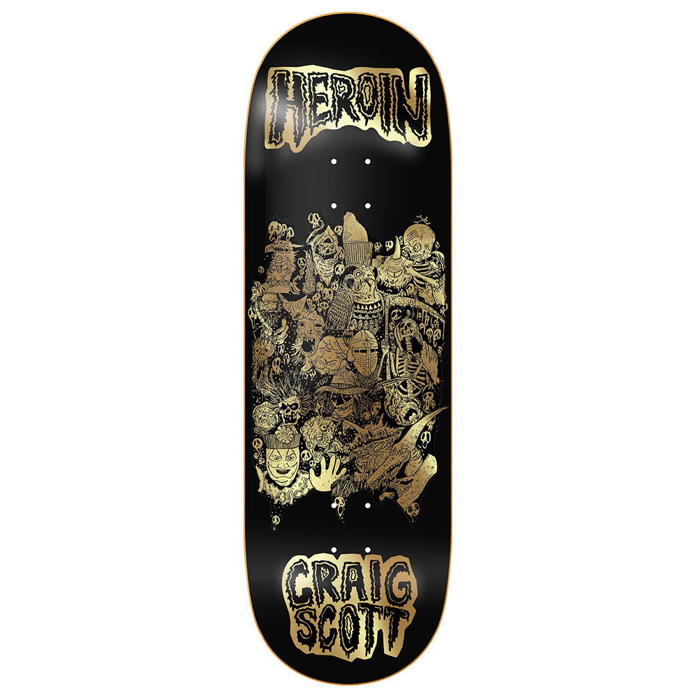 Heroin Craig Questions Allegory of Fear Skateboard Deck - 10″