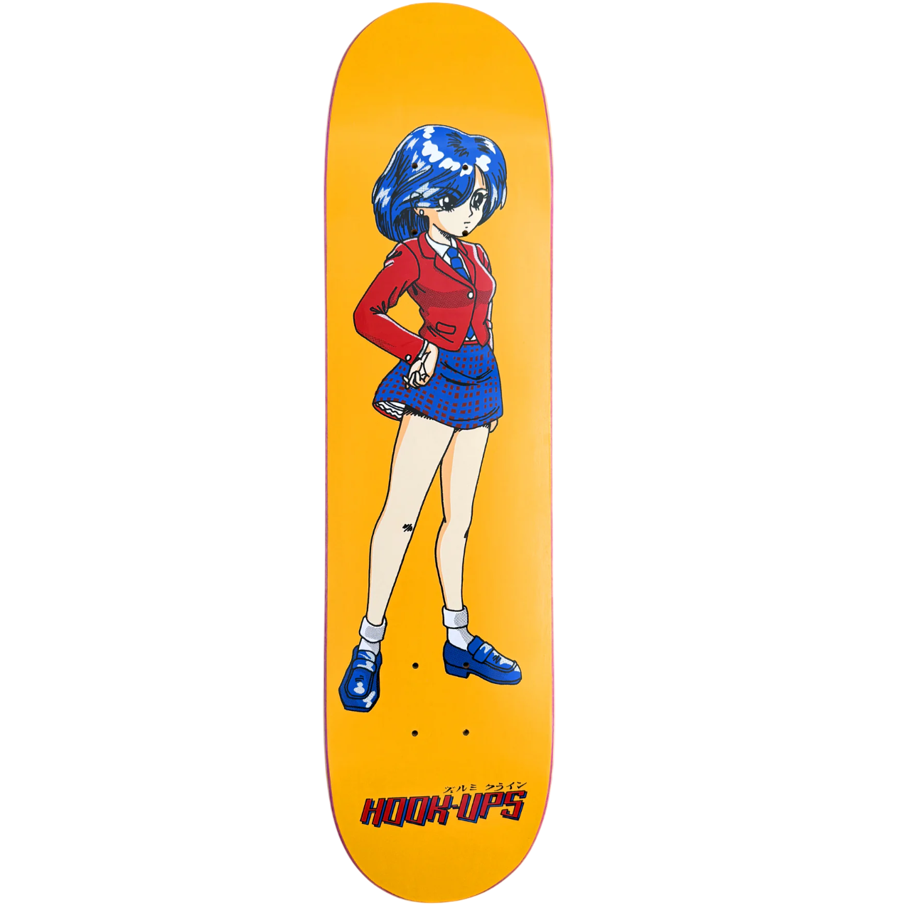 Hook-Ups School Girl Skateboard Deck - 7.5"
