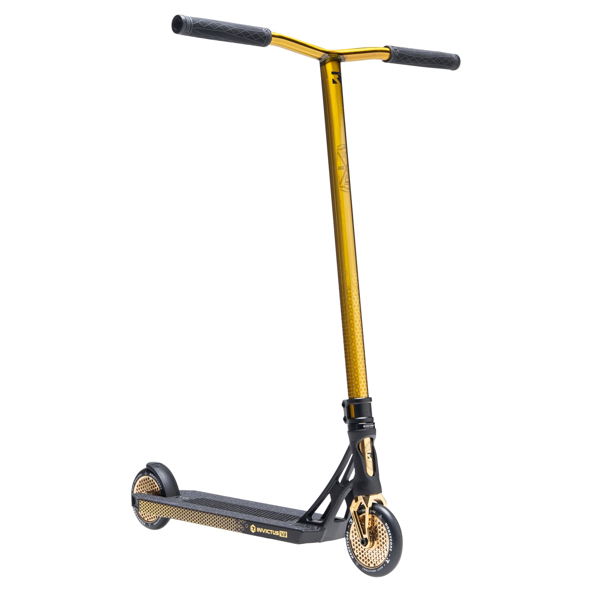Root Industries Invictus V3 Complete Scooter - Gold Rush