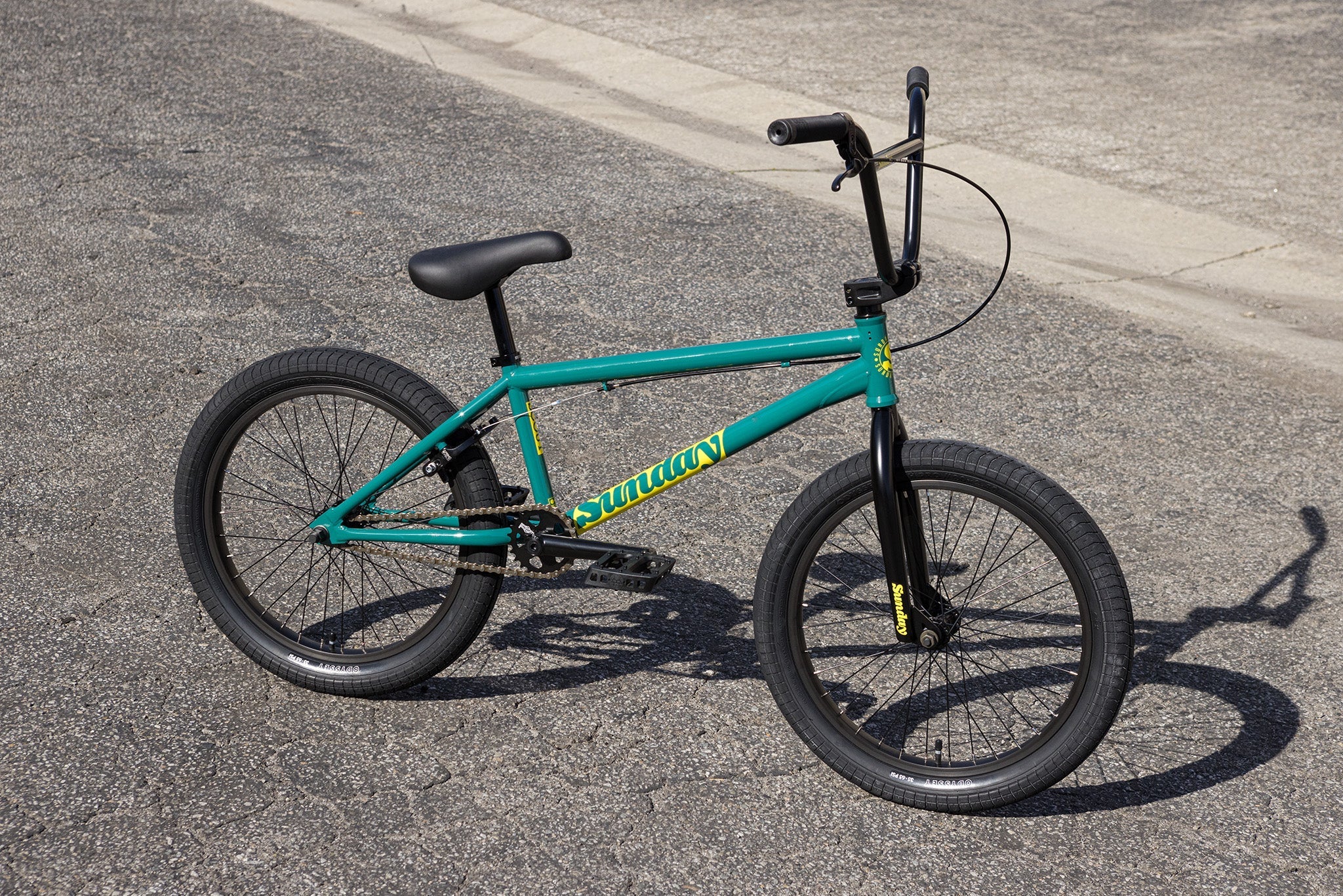 Sunday 2025 Scout 20.75″ Complete BMX Bike - Gloss Pine Green