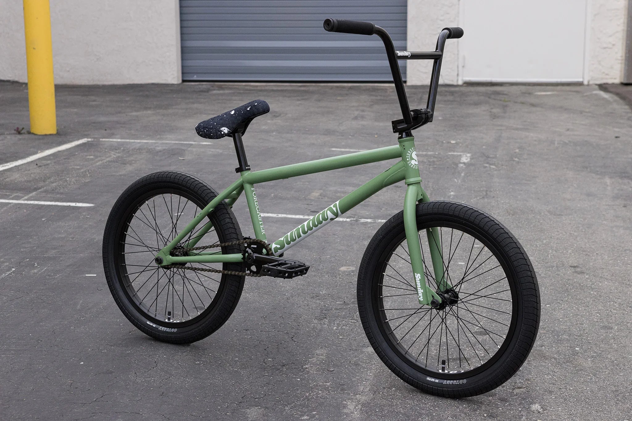 Sunday Forecaster (FC) Brett Silva Signature 20.75″ Complete BMX Bike - Matte Sage Green
