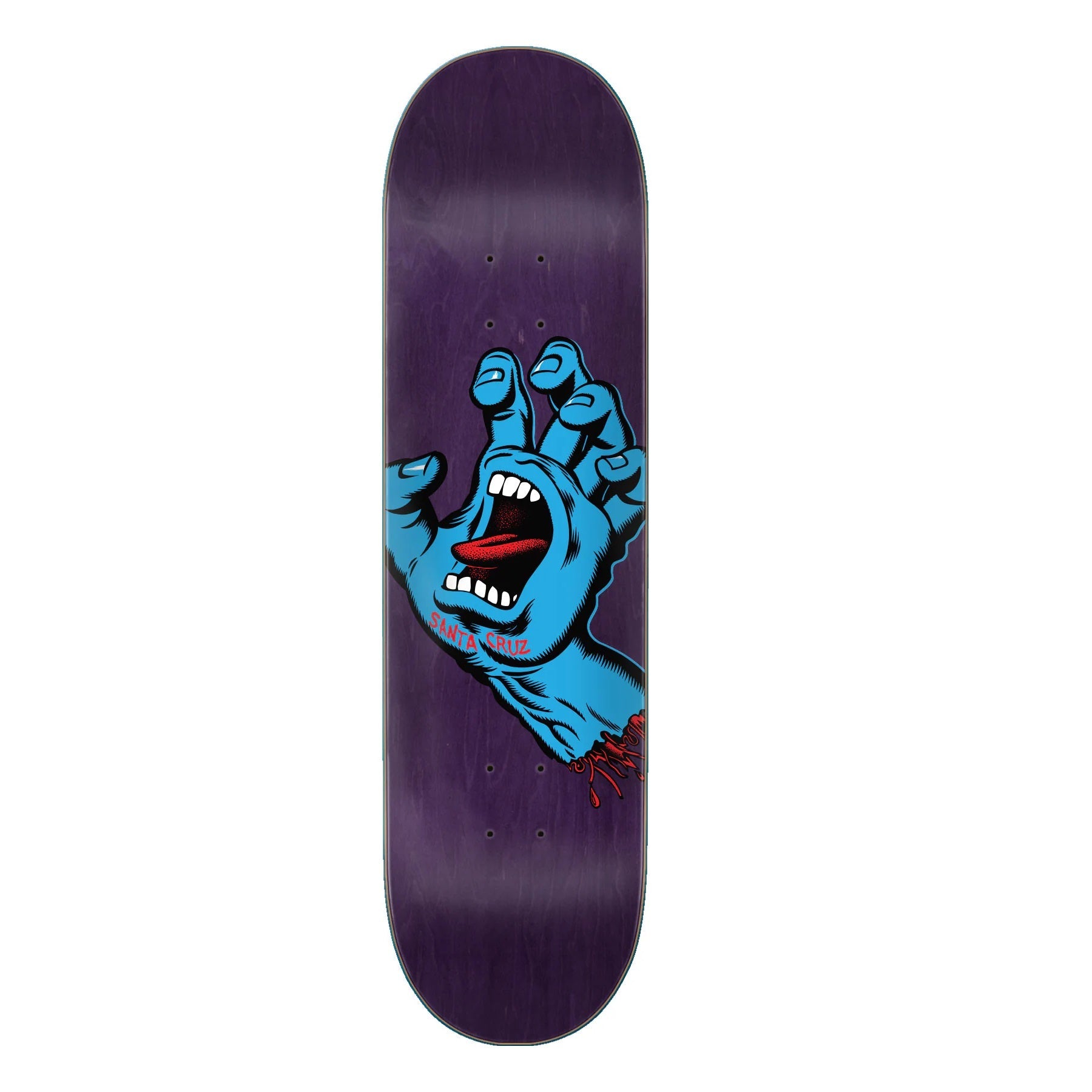 Santa Cruz Screaming Hand Skateboard Deck - 8.375″