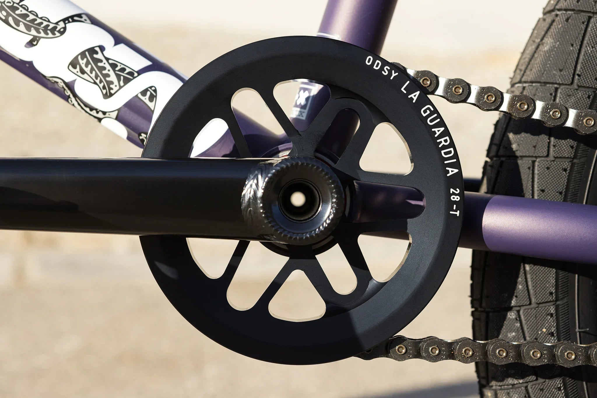 Sunday Darkwave Broc Raiford Authentic 21.25″ LHD Complete BMX - Matte Midnight Purple