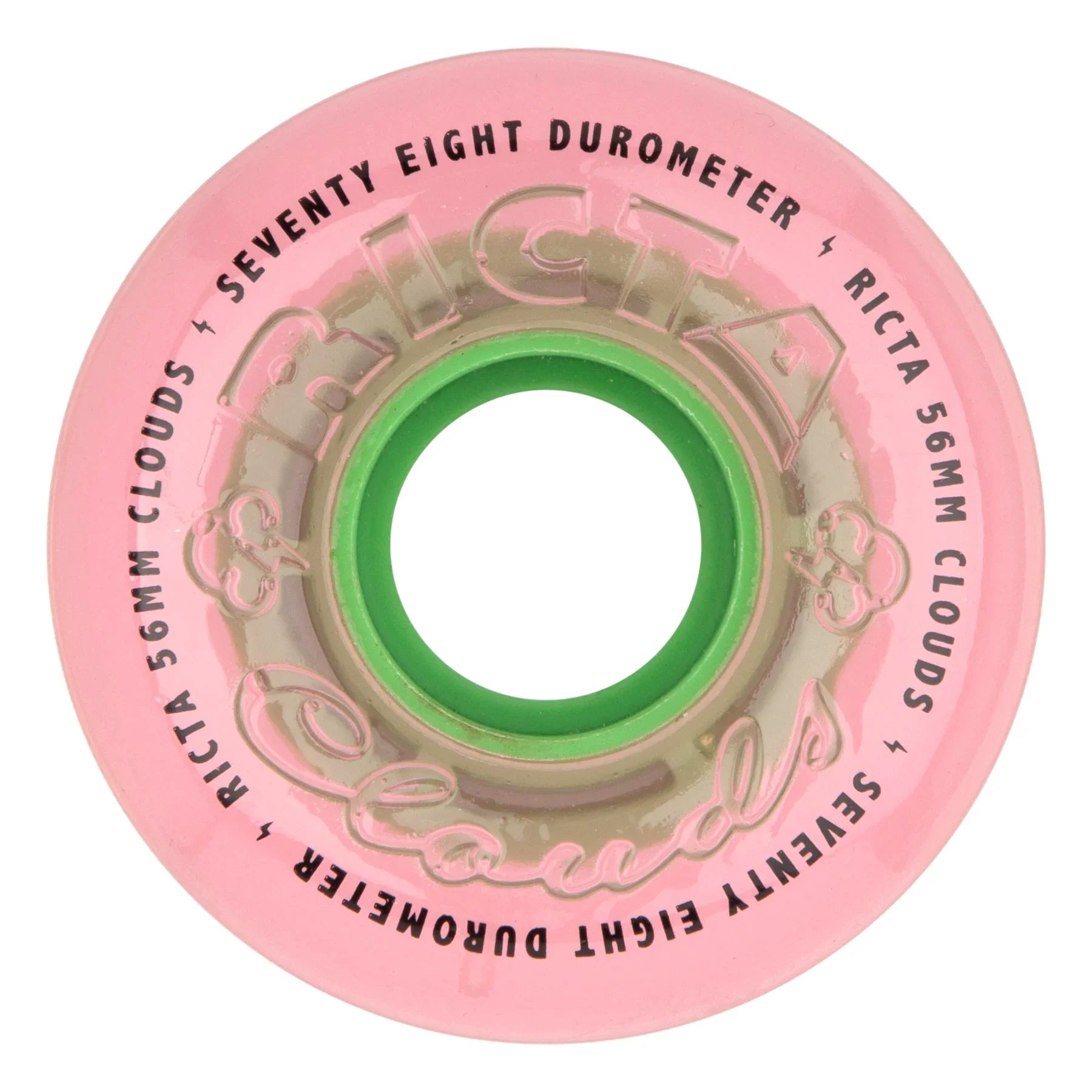 Ricta Clouds Wheels 56mm 78a - Watermelon Pink (Set)