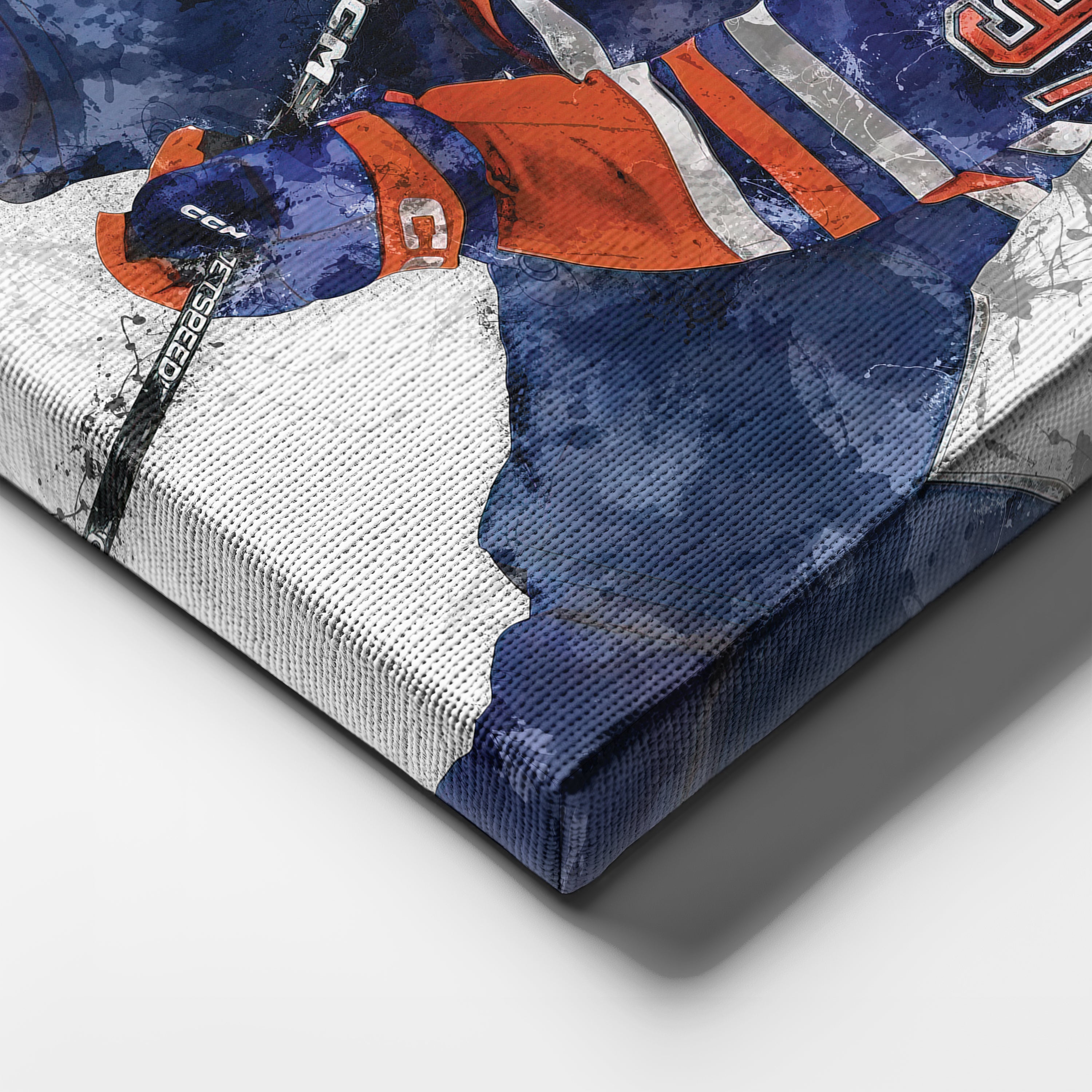 Connor McDavid Canvas Art – Edmonton Oilers Wall Decor