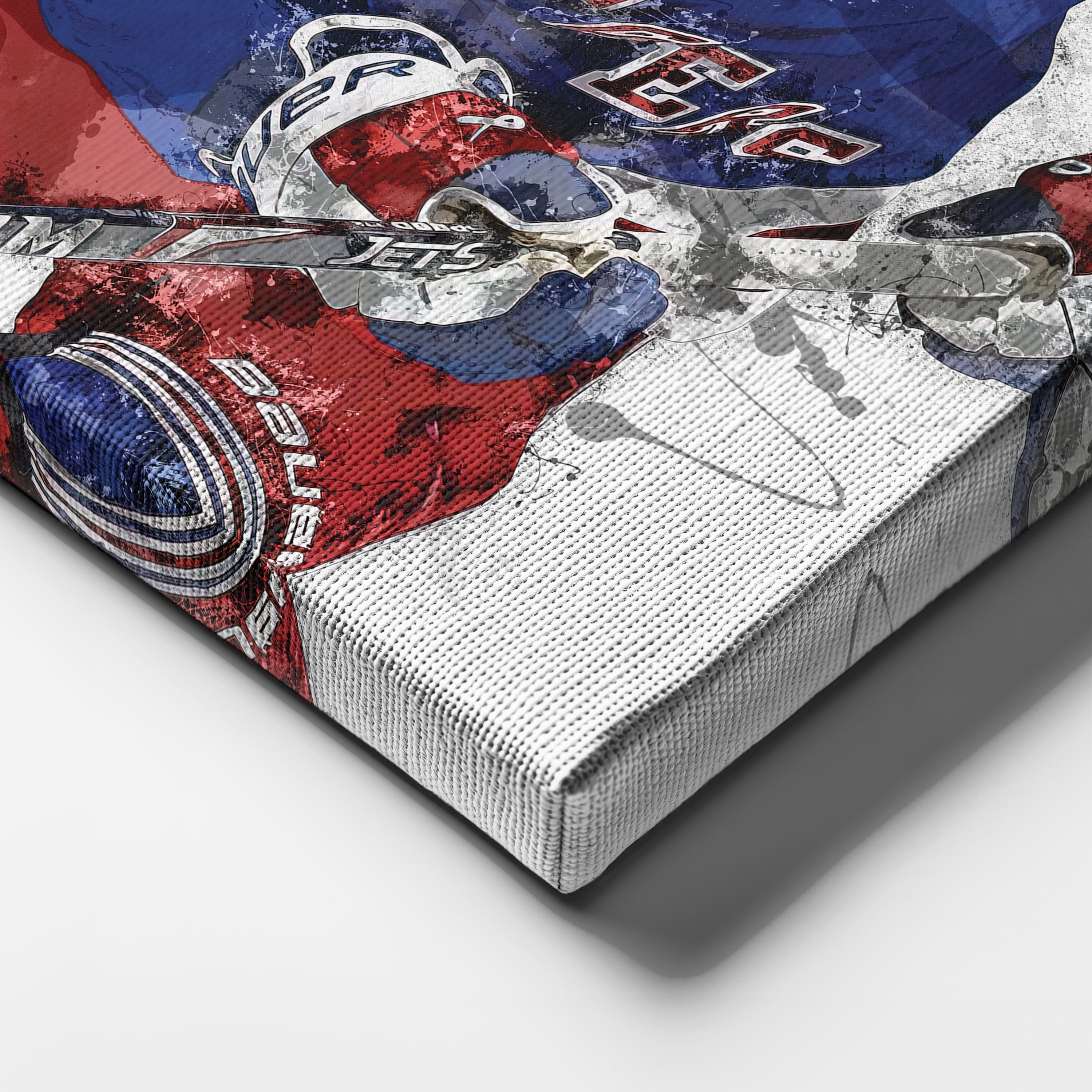 Mika Zibanejad Canvas Art – New York Rangers Wall Decor