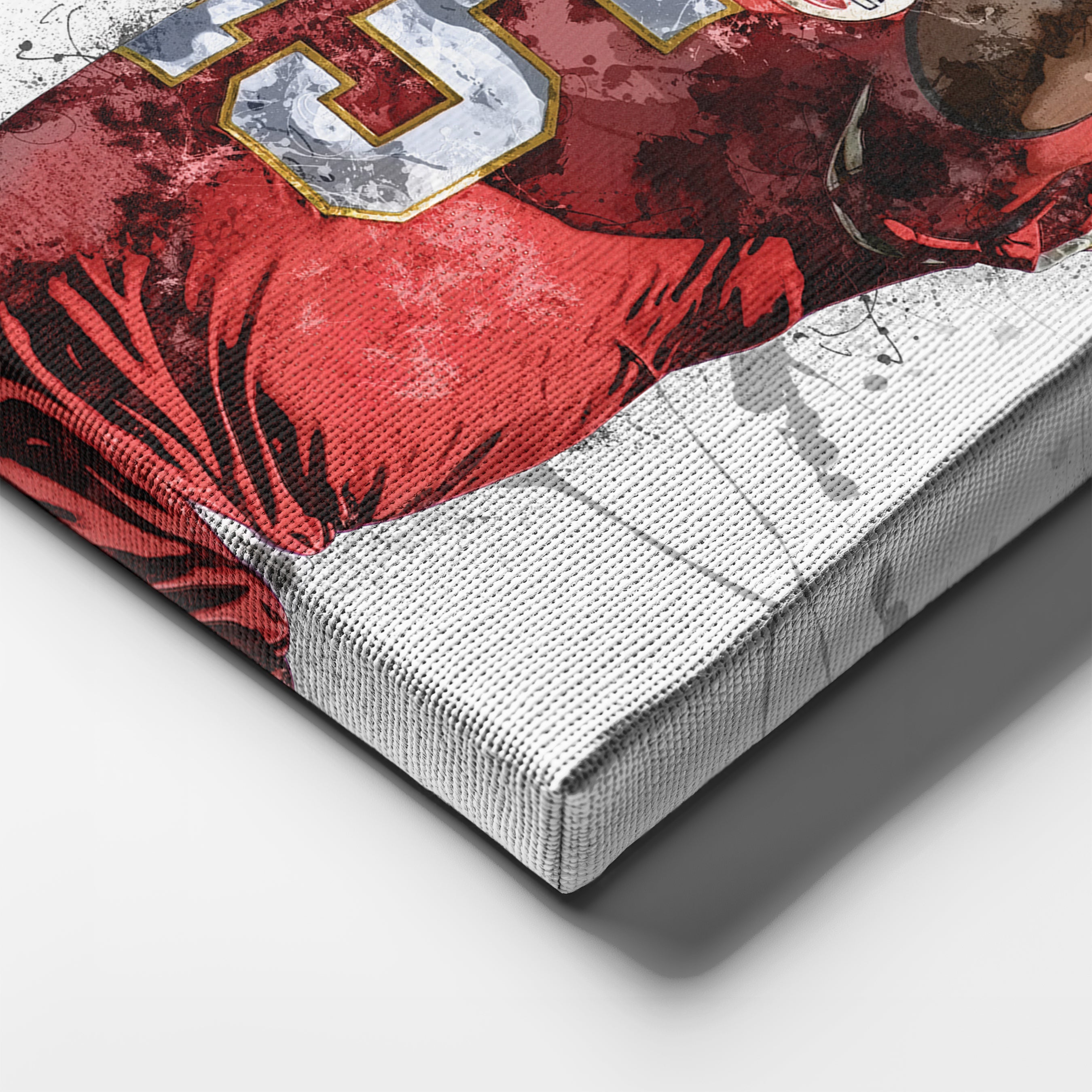 Patrick Mahomes & Travis Kelce Canvas Art – Kansas City Chiefs Wall Decor