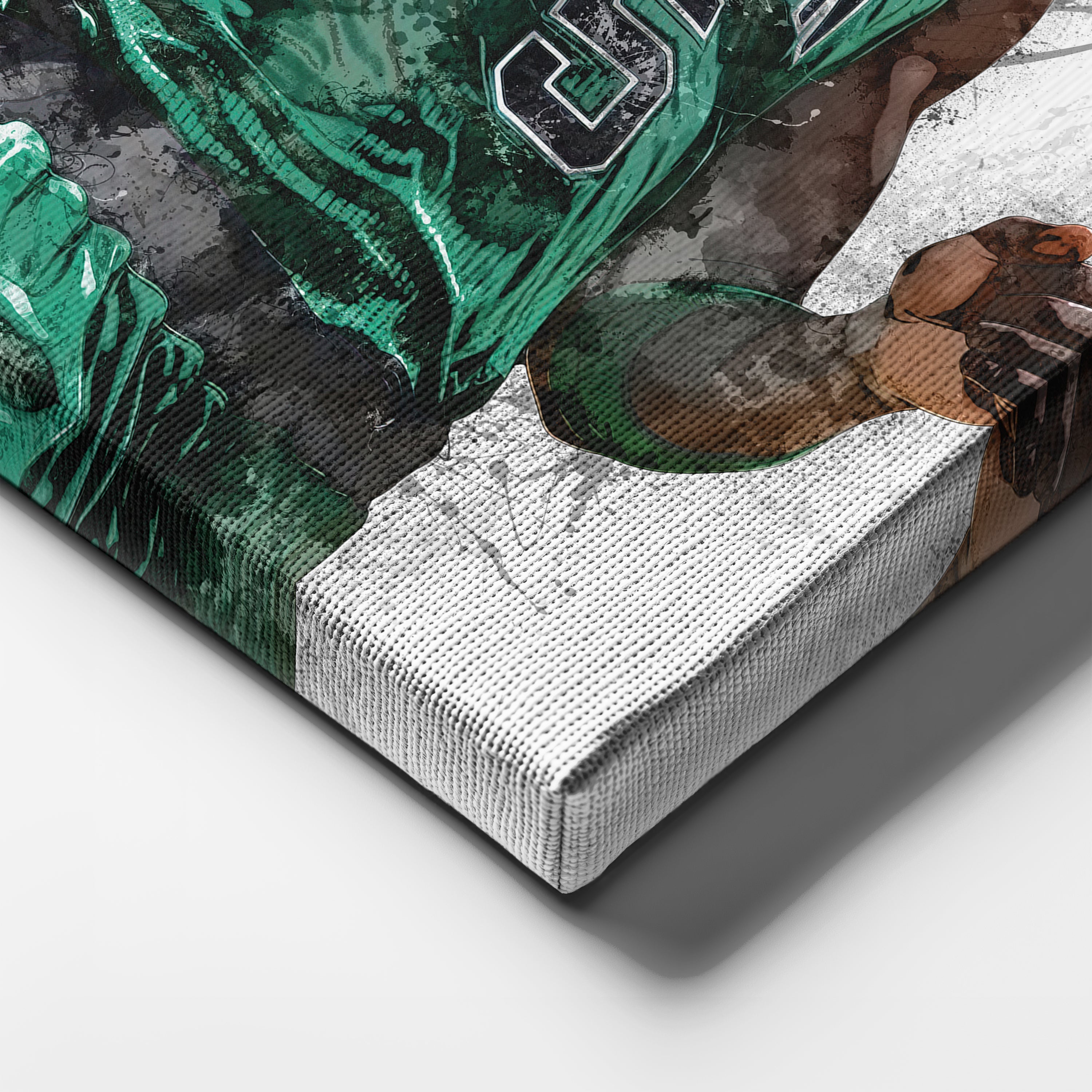 Kevin Garnett Canvas Art – Boston Celtics Wall Decor