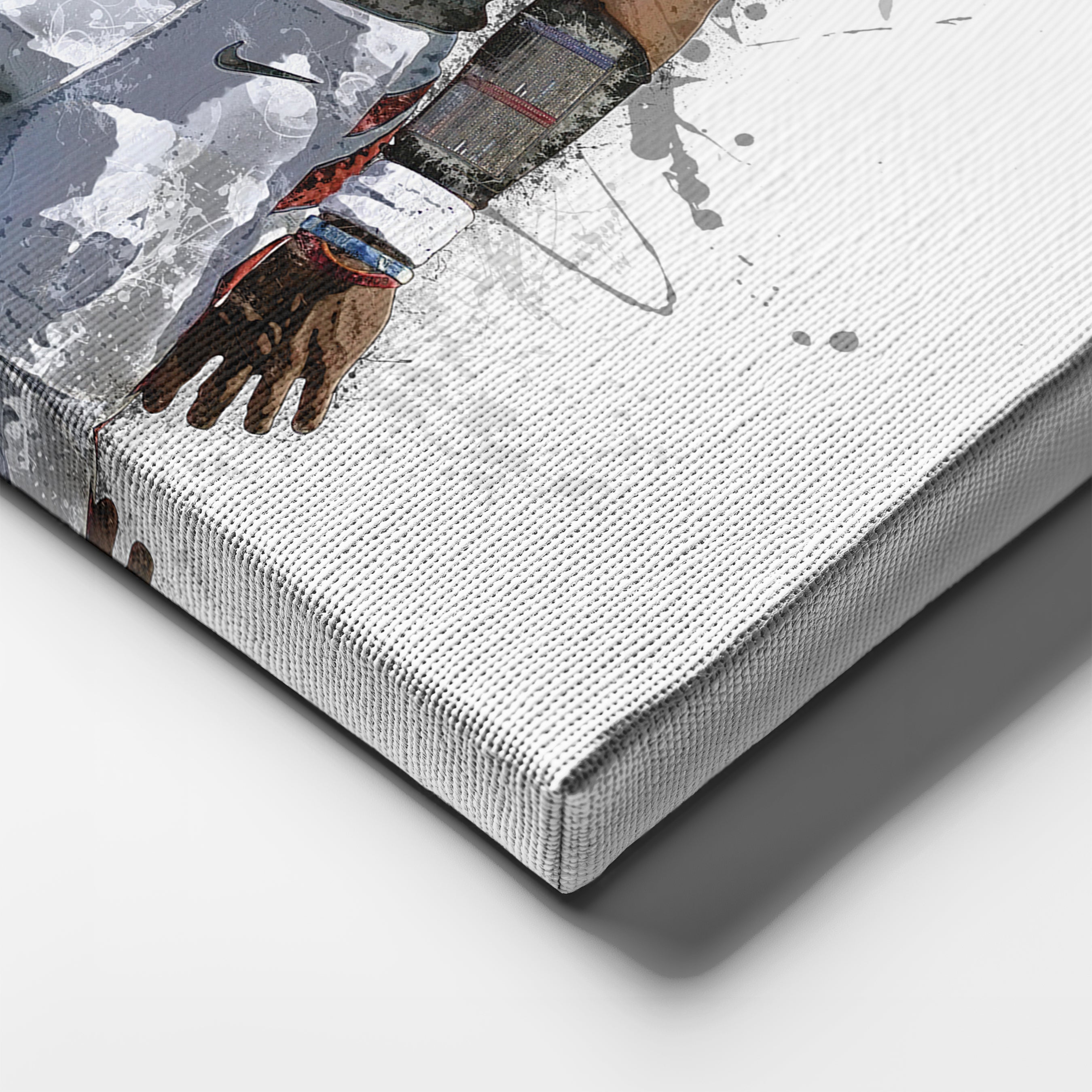 Joe Burrow & Ja'Marr Chase Canvas Art – Cincinnati Bengals Wall Decor