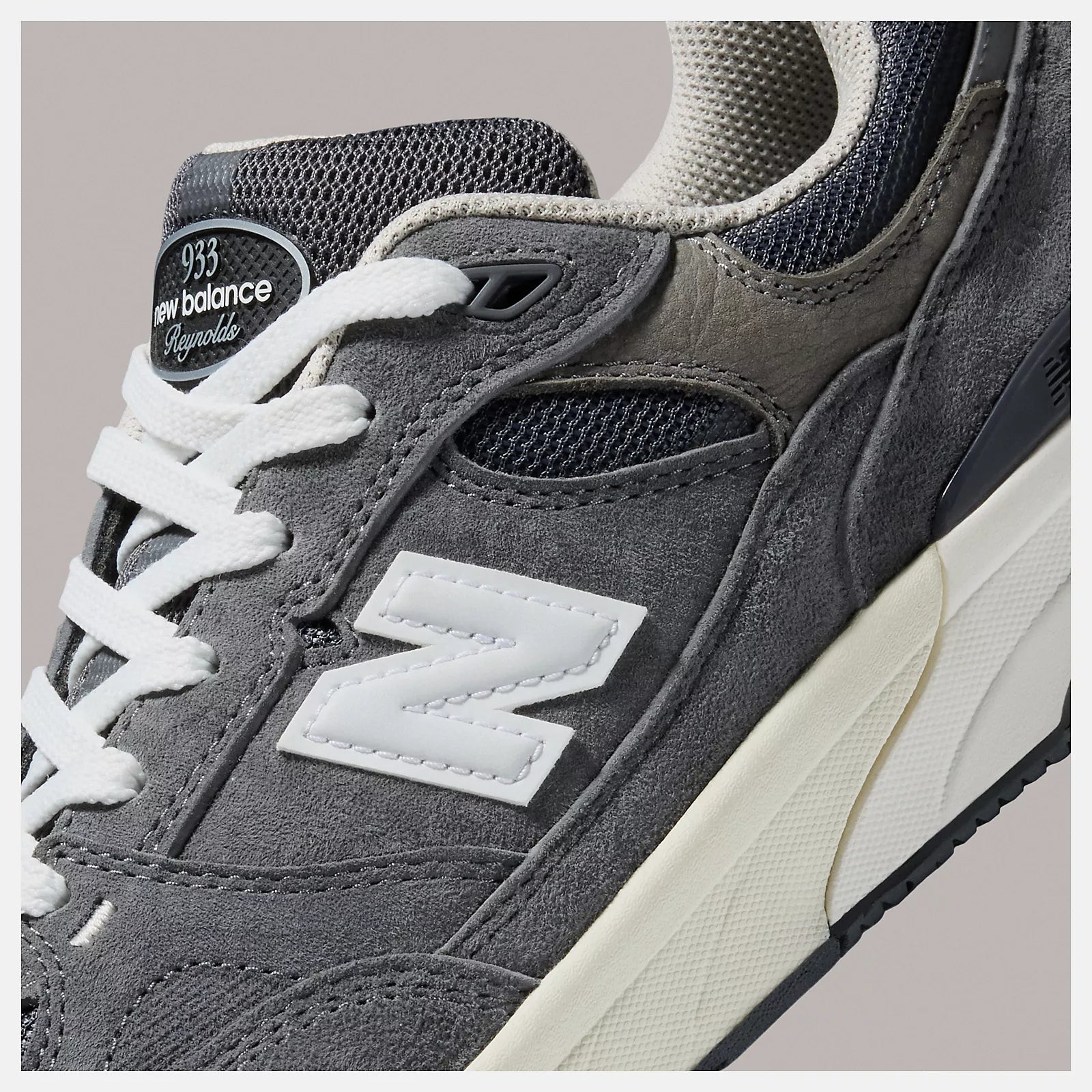 New Balance Shoes Numeric Andrew Reynolds 933 - Dark Grey/White