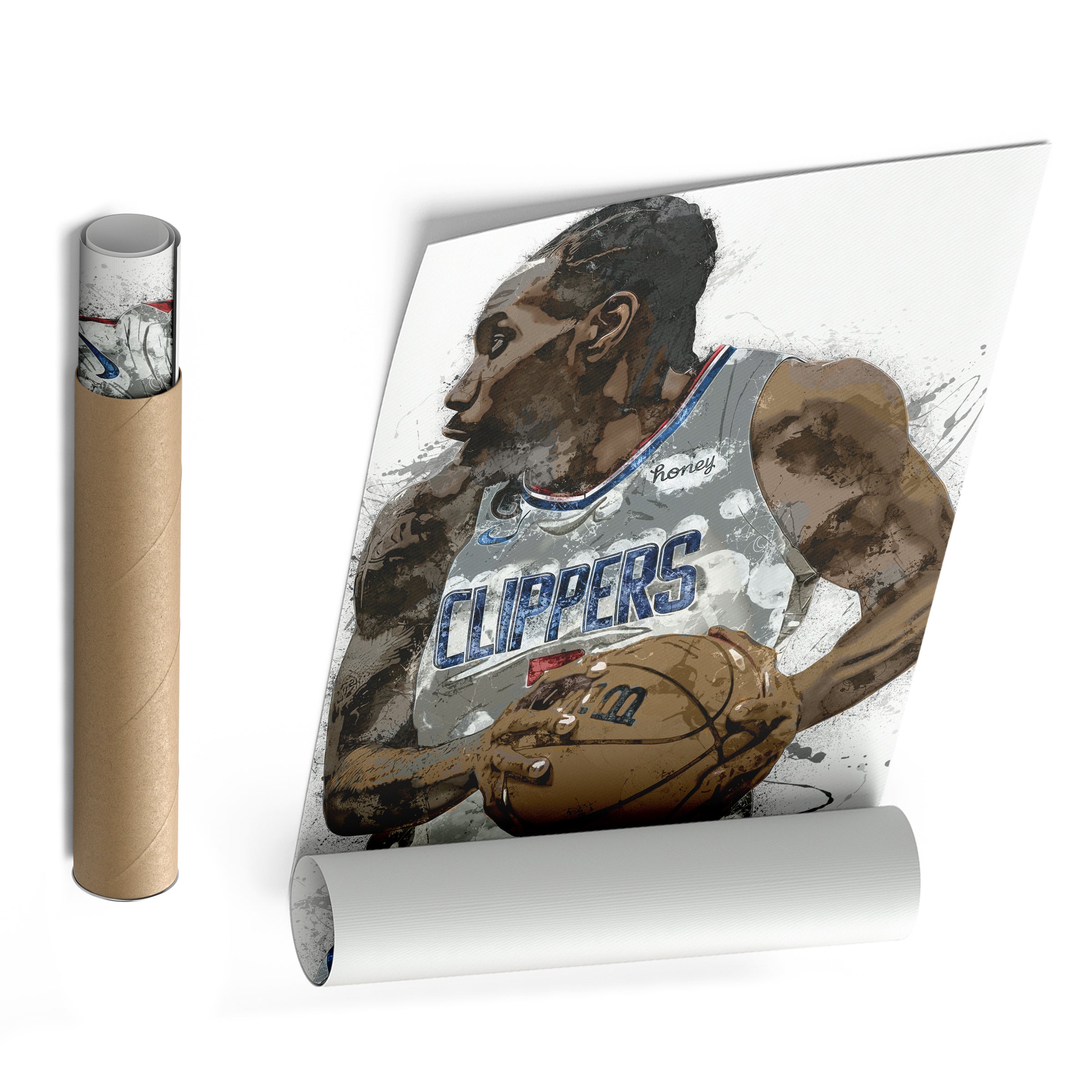 Kawhi Leonard Canvas Art – Los Angeles Clippers Wall Decor