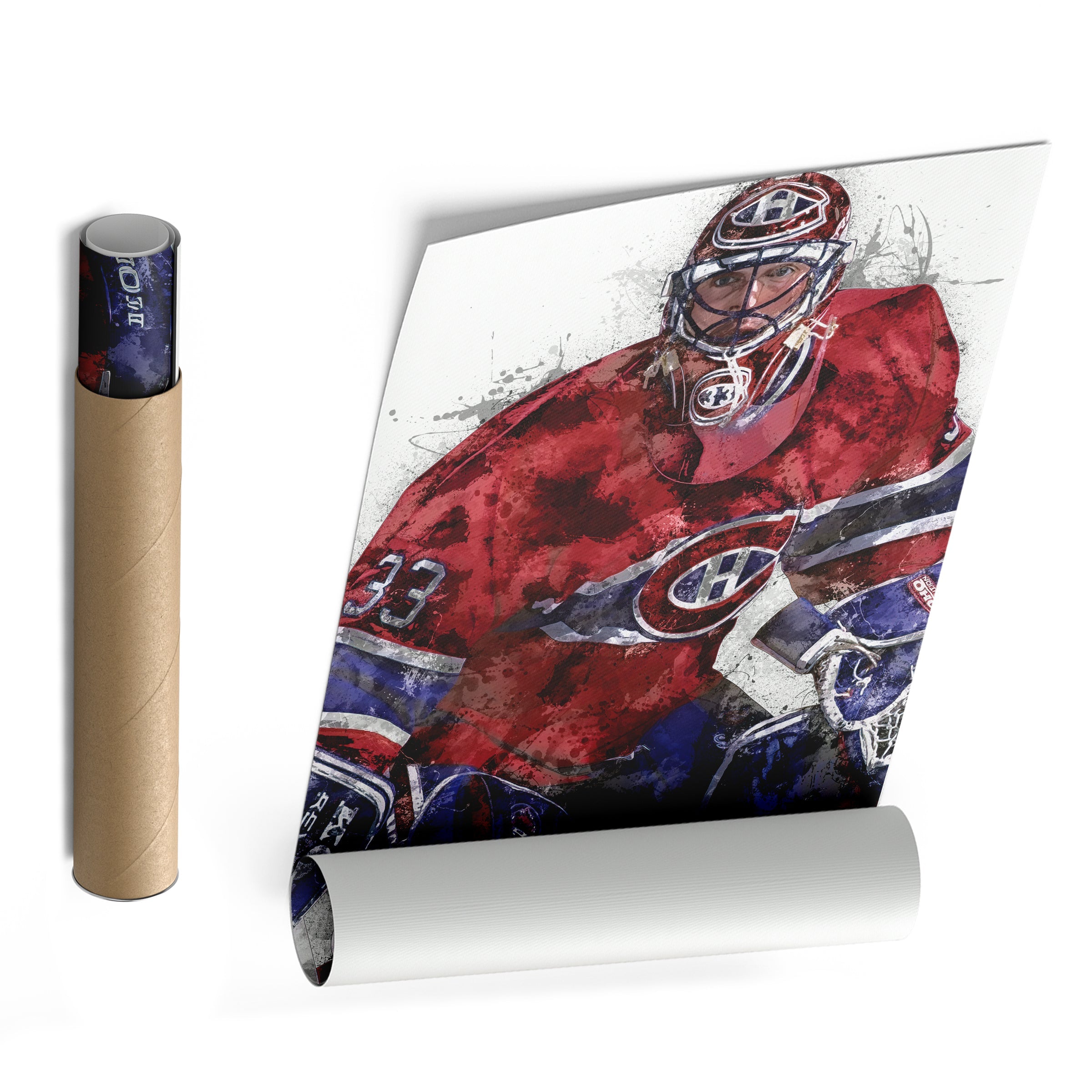 Patrick Roy Canvas Art – Montreal Canadiens Wall Decor