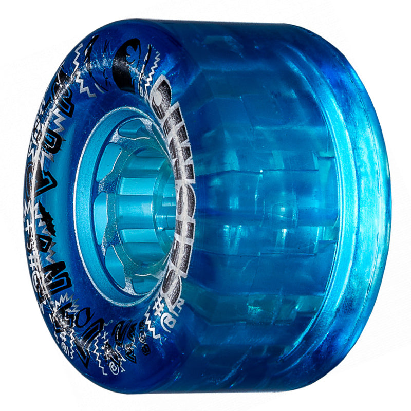Seismic Tantrum Wheels 72x45mm 80a - Crystal Clear Blue (Set of 4)