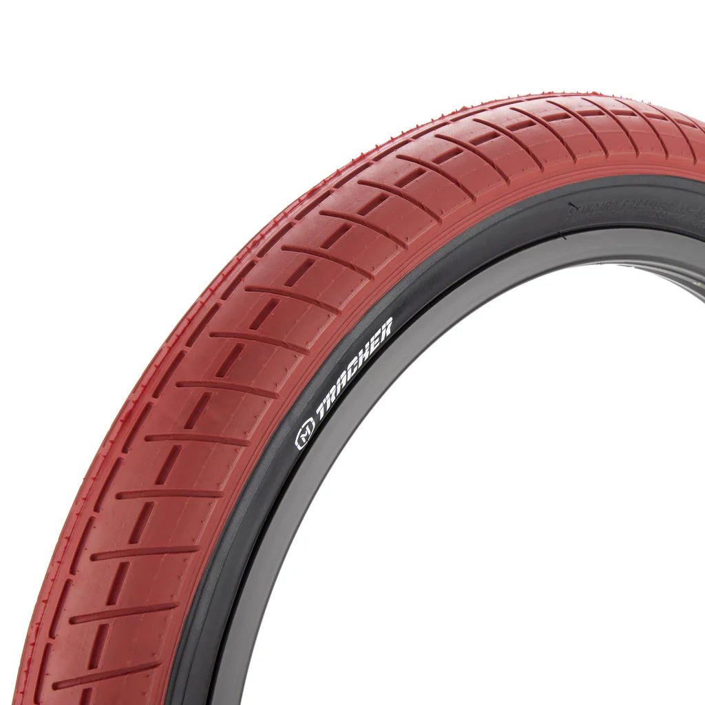 Mission BMX Tracker Tire 2.4″ - Red/Black