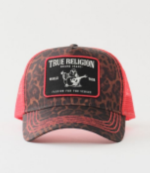 True Religion Concert Patch Cheetah Trucker