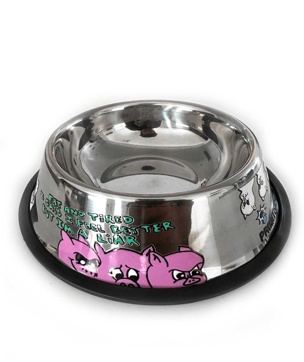 Primitive Zodiac Dog Bowl